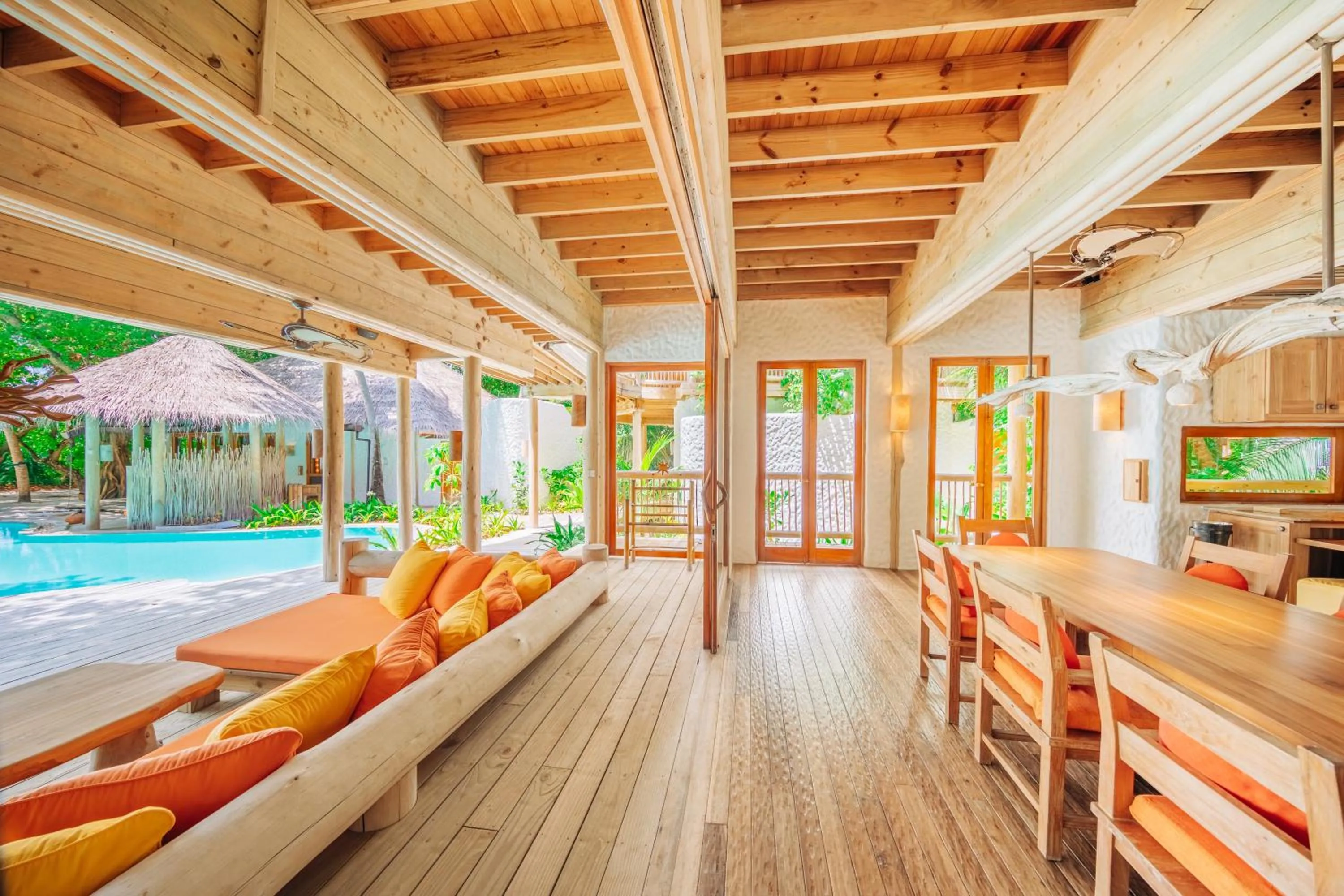 Bedroom in Soneva Fushi