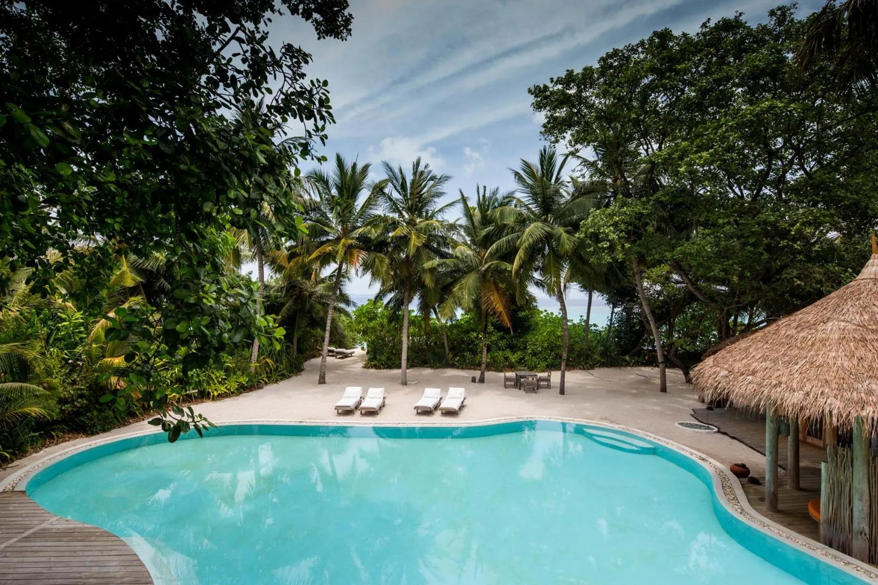 View (from property/room) in Soneva Fushi