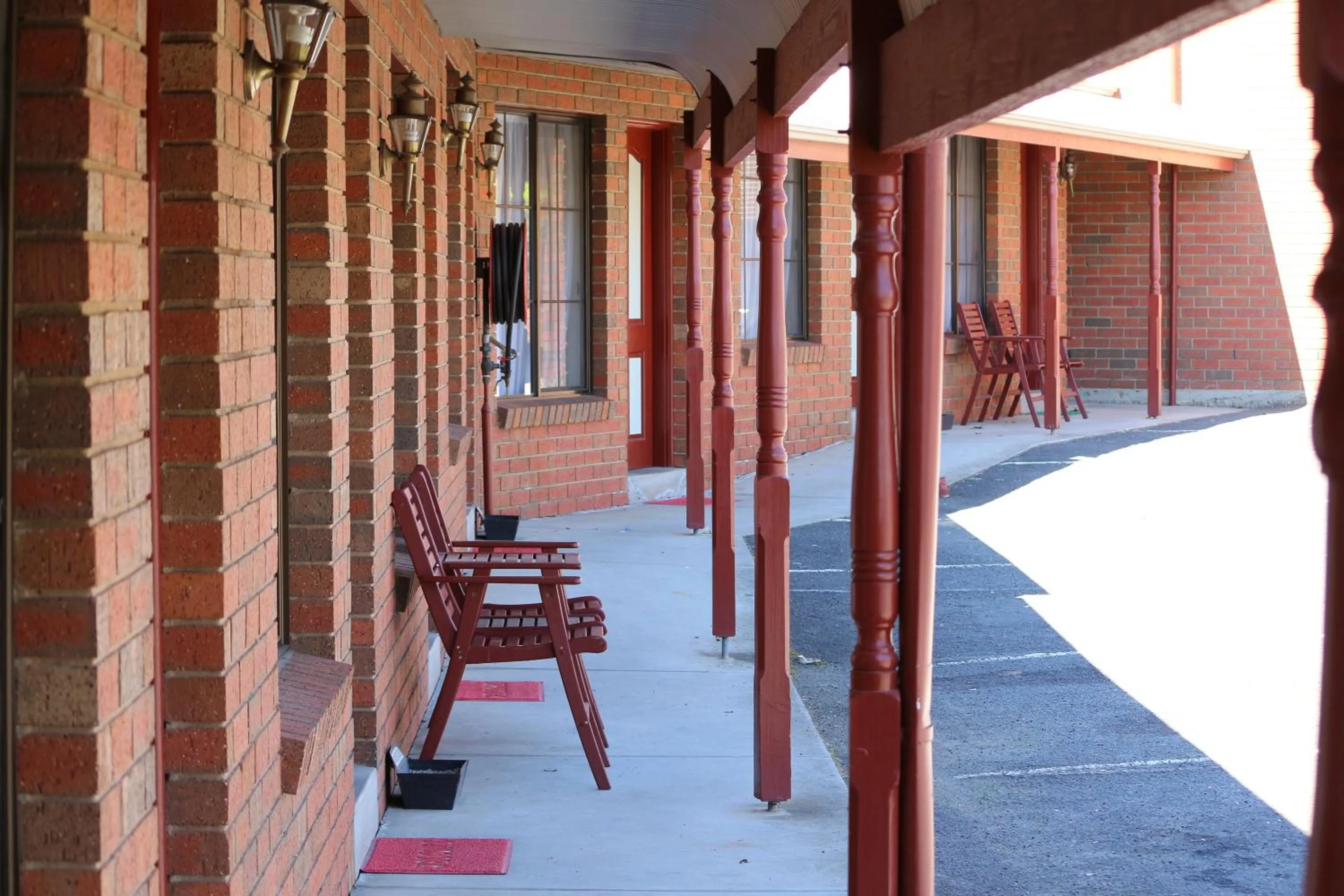 Patio in Bendigo Haymarket Motor Inn