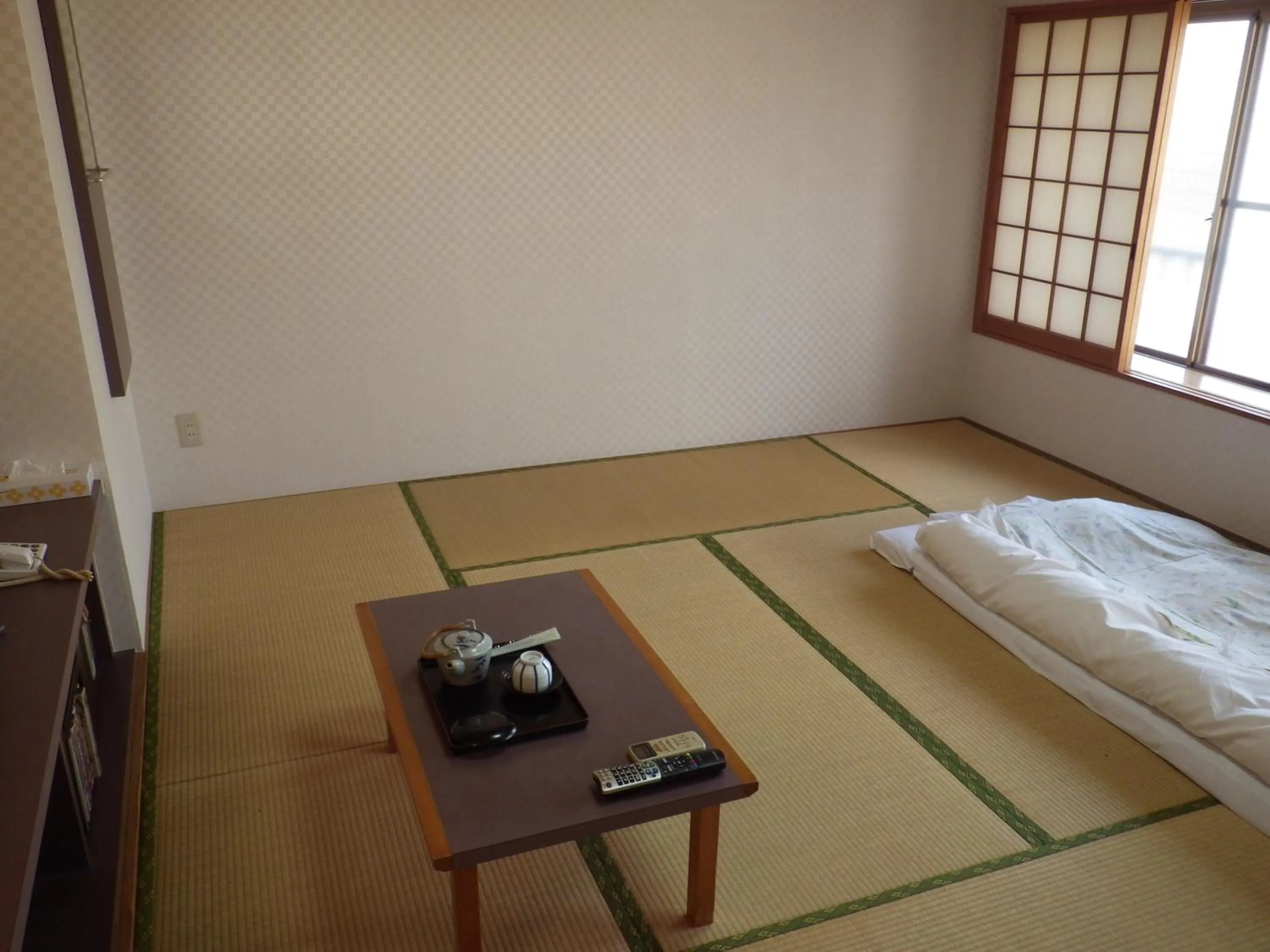 Photo of the whole room, Bed in Uokagi Ryokan