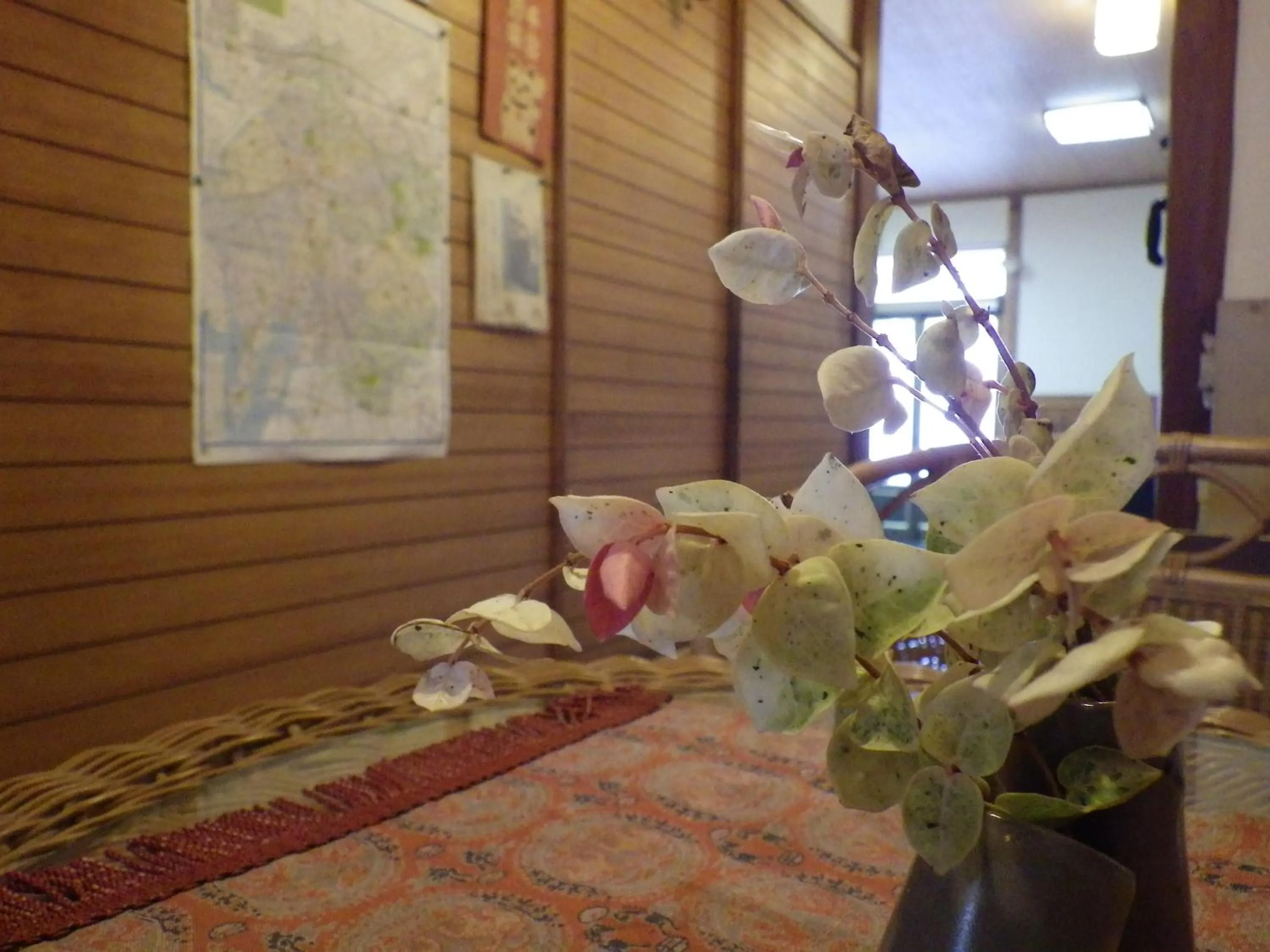 Decorative detail in Uokagi Ryokan