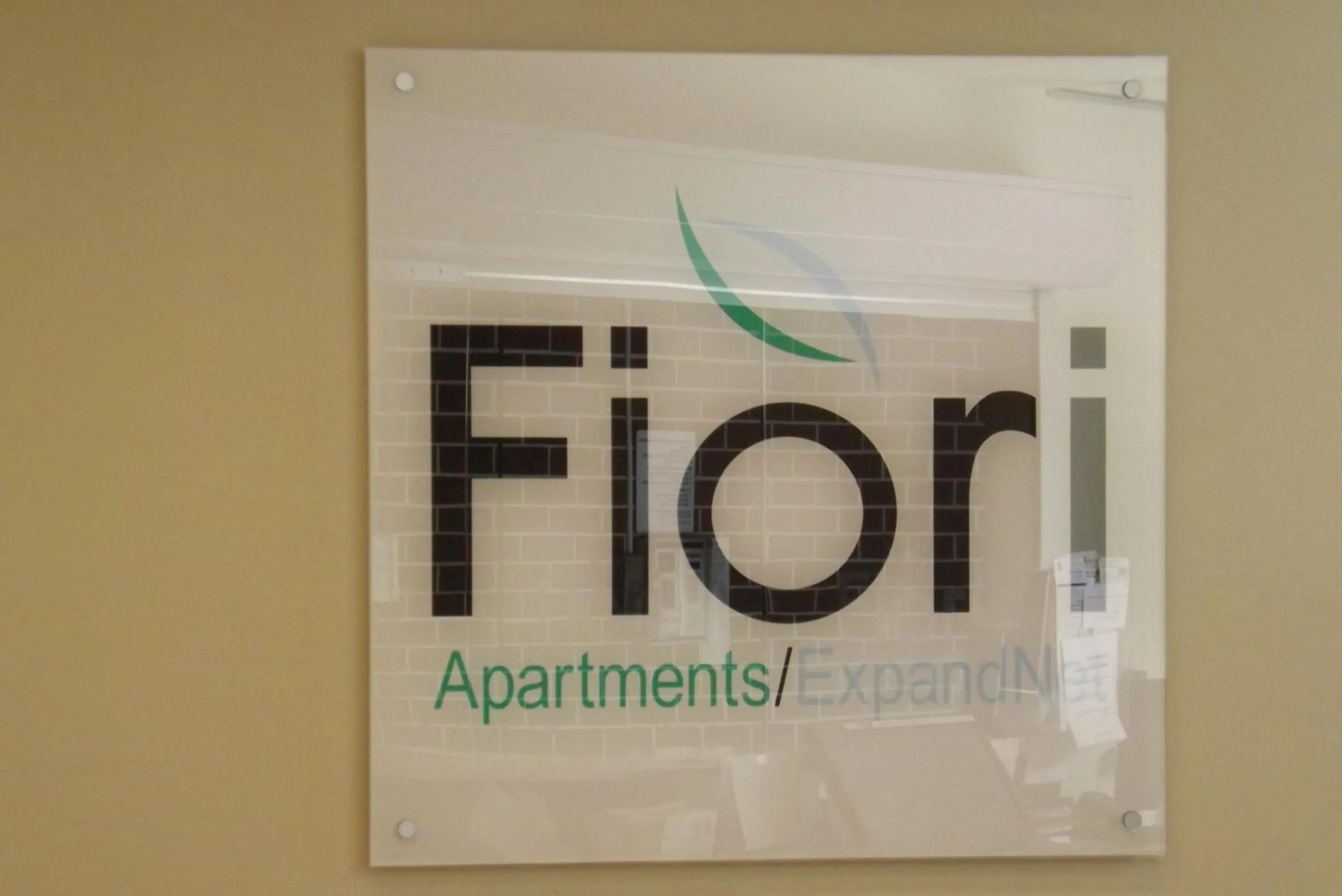 Decorative detail in Fiori Apartments