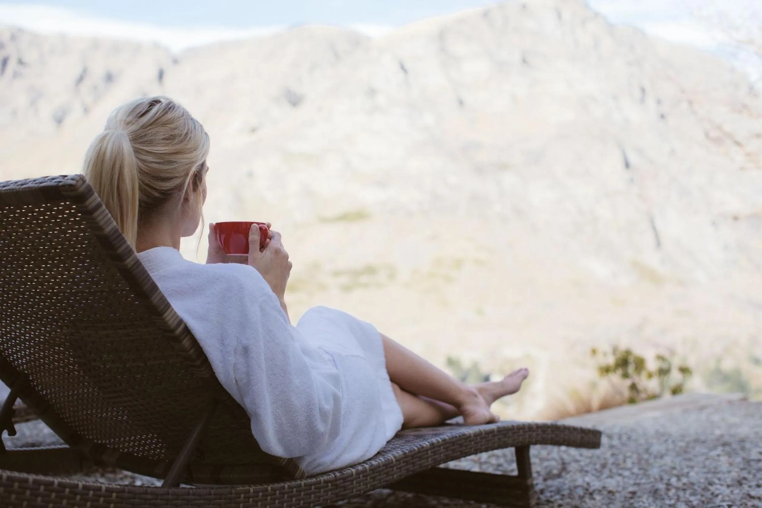Patio in Nugget Point Hotel