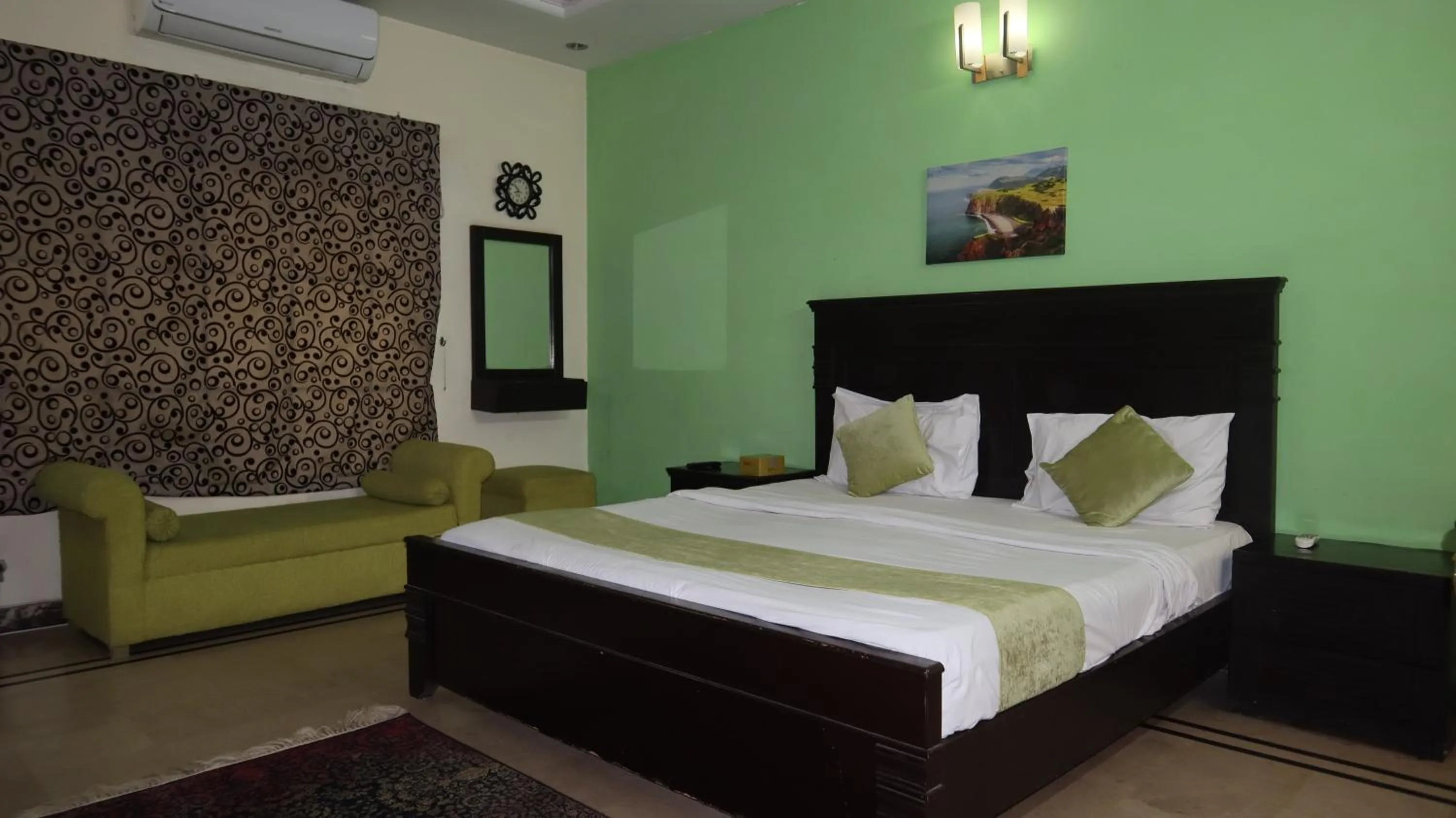 Bed in Serene Residence