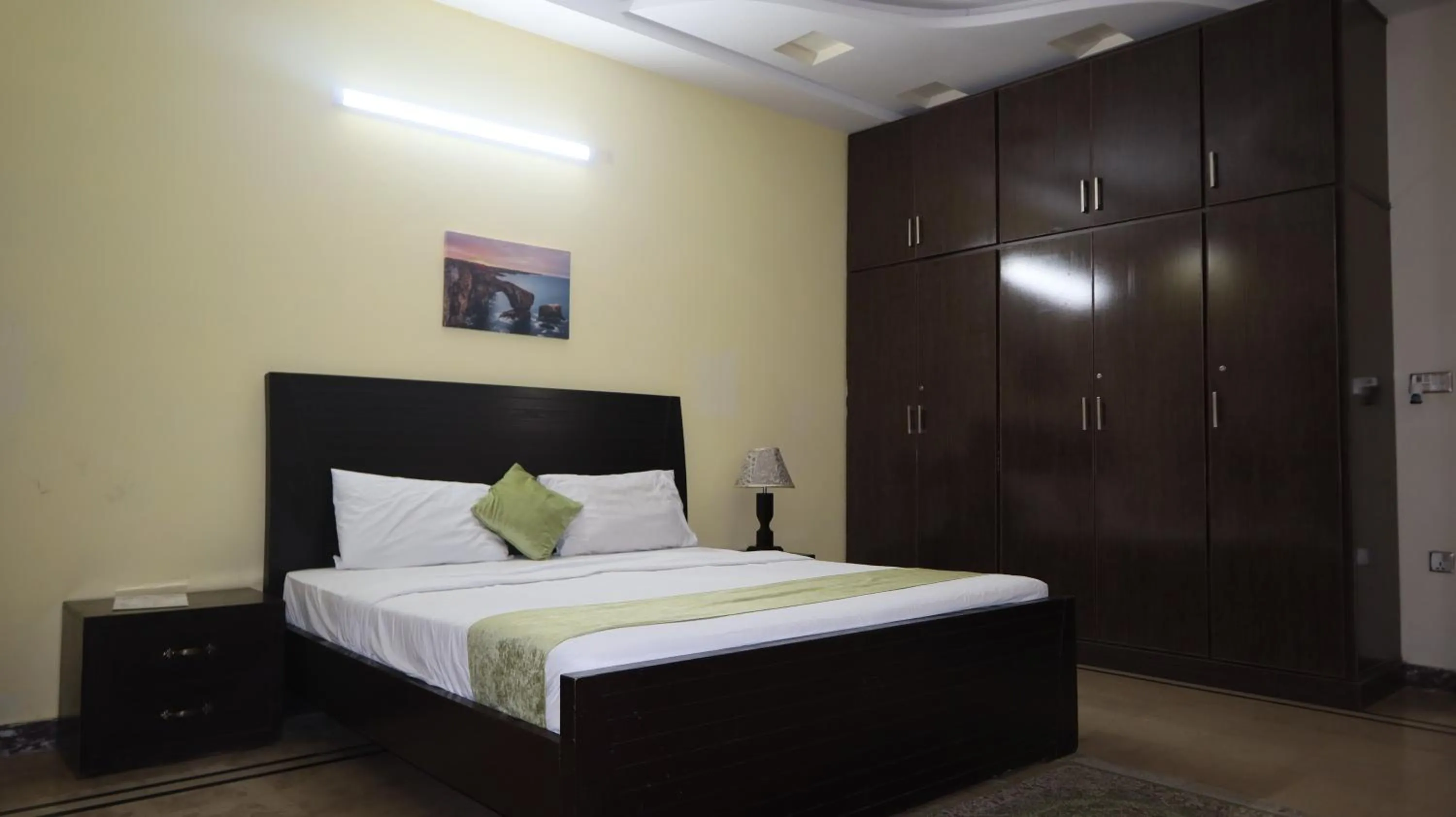 Bed in Serene Residence