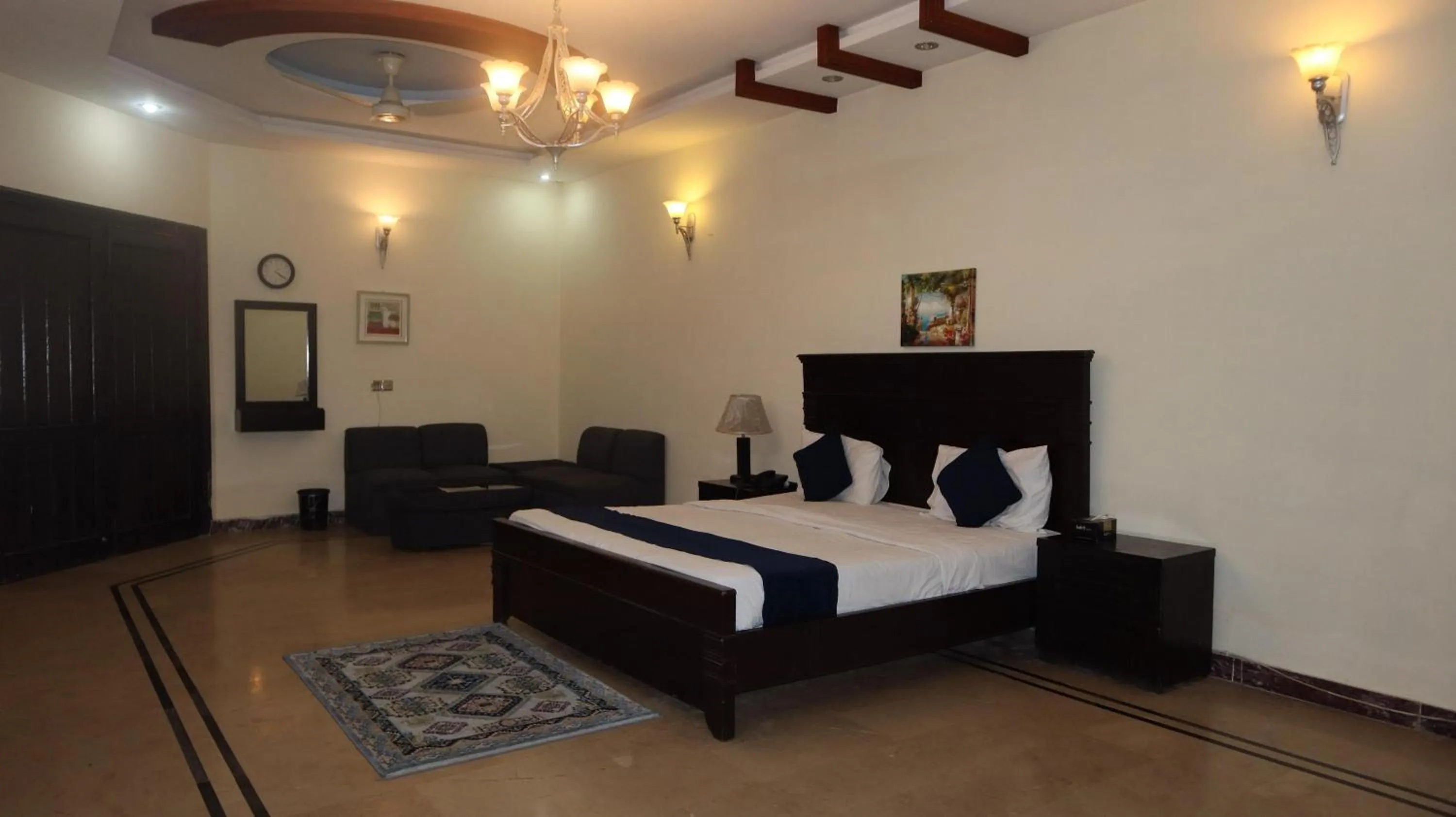 Bed in Serene Residence