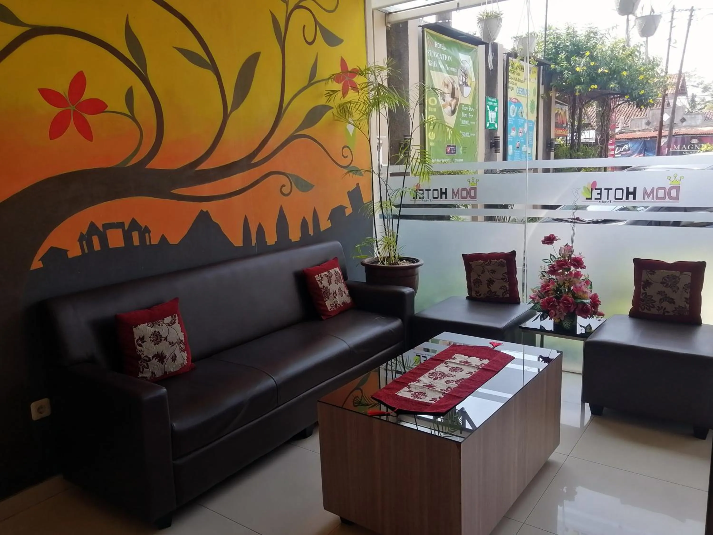 Lobby or reception in DOM Hotel Jogja