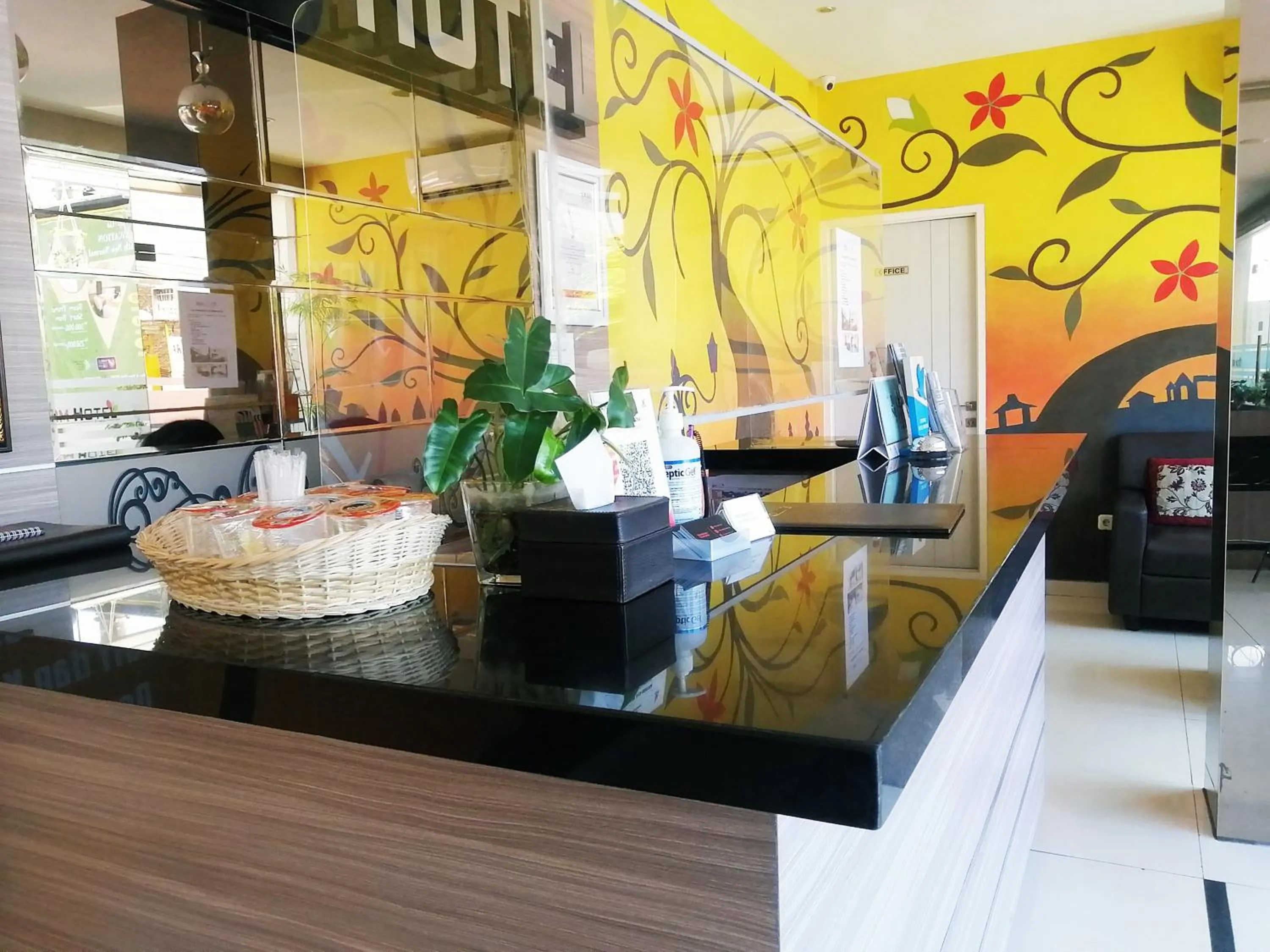 Lobby or reception in DOM Hotel Jogja