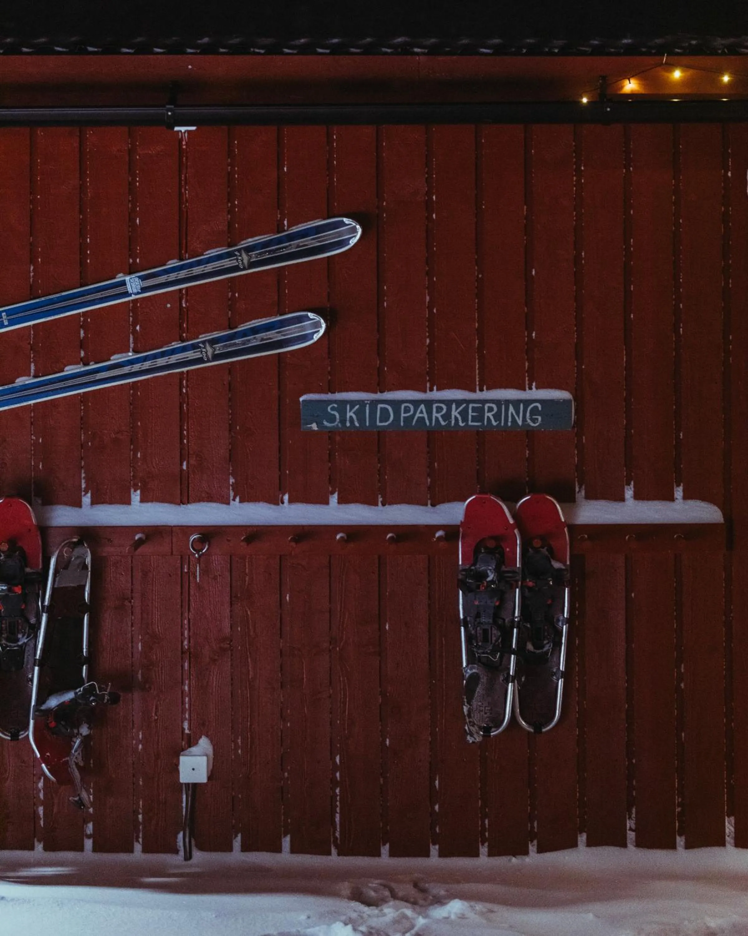 Property building in Abisko Mountain Lodge
