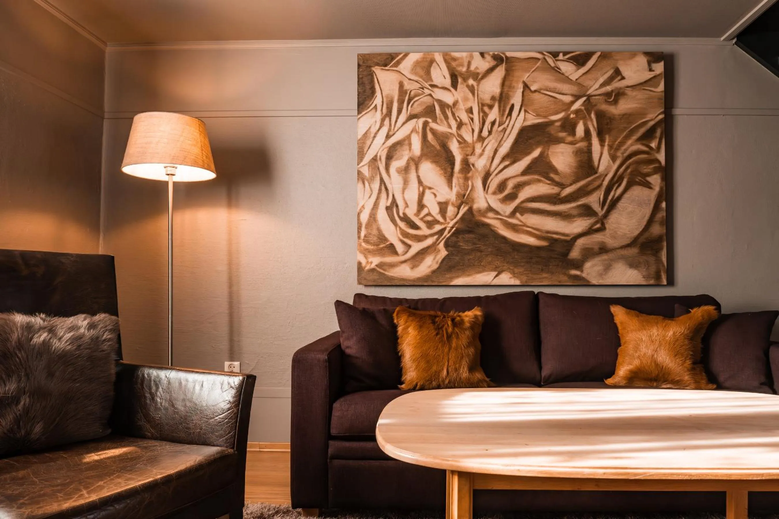 Living room in Sundvolden Hotel