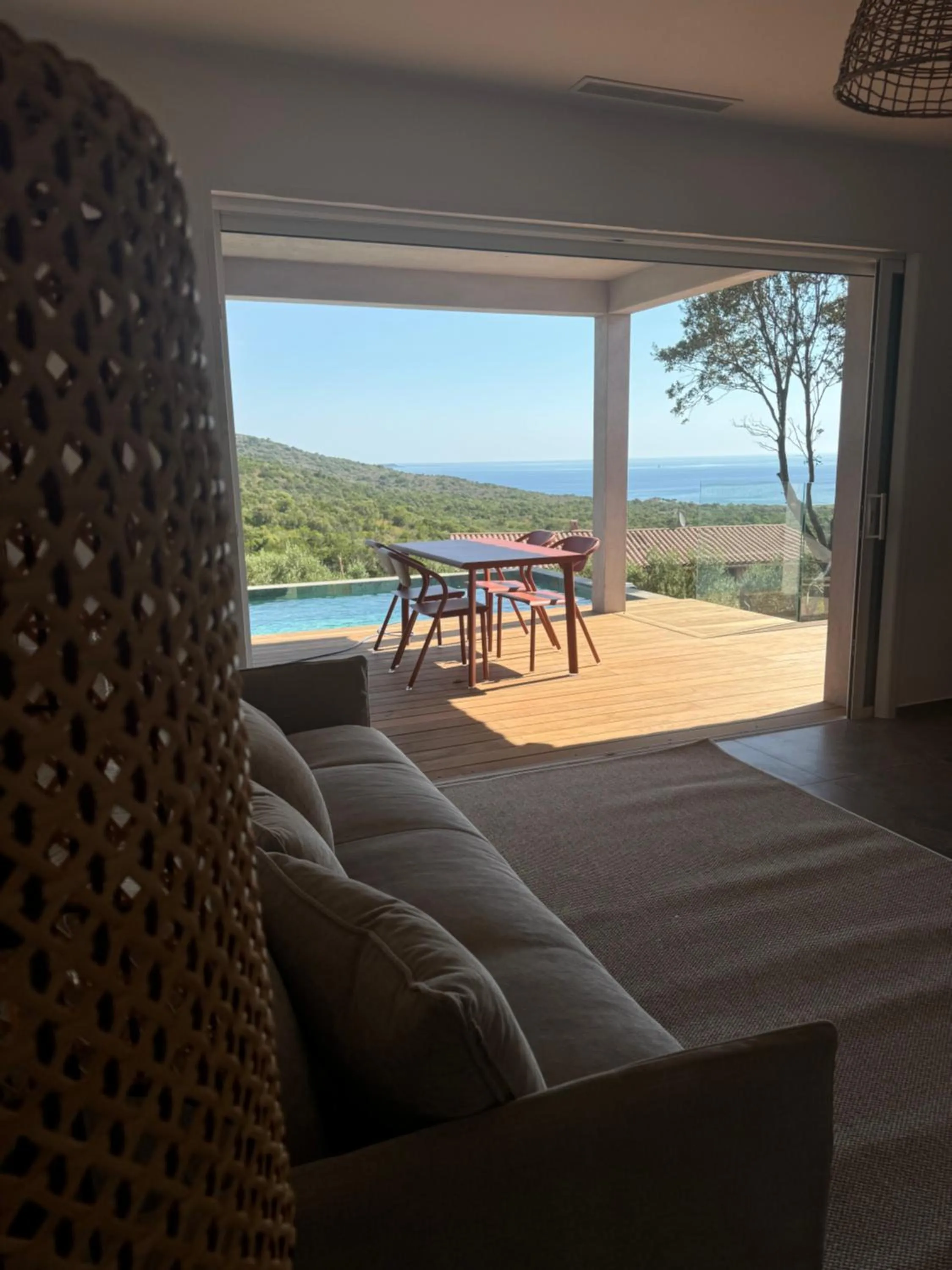 Living room in Résidence U Pirellu