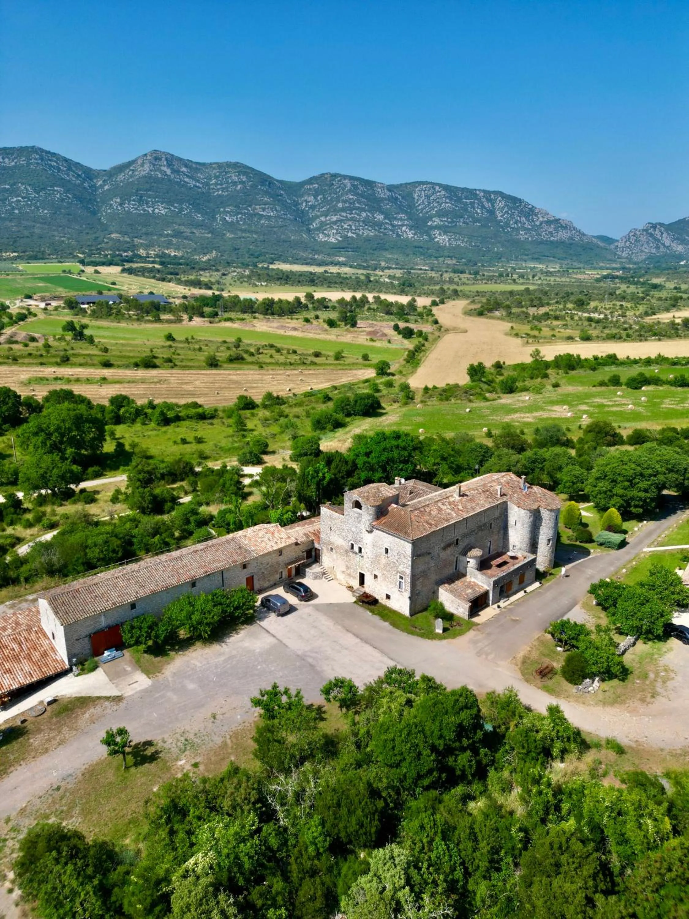 Bird's eye view in Domaine De Blancardy