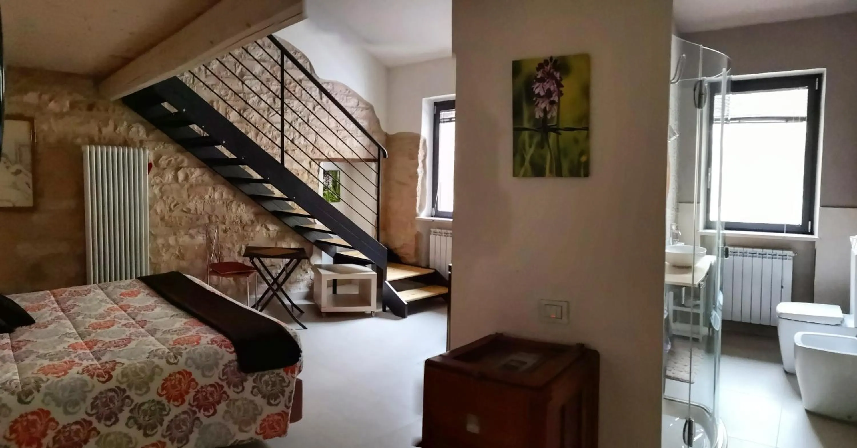 Bed in B&B Aquilegia