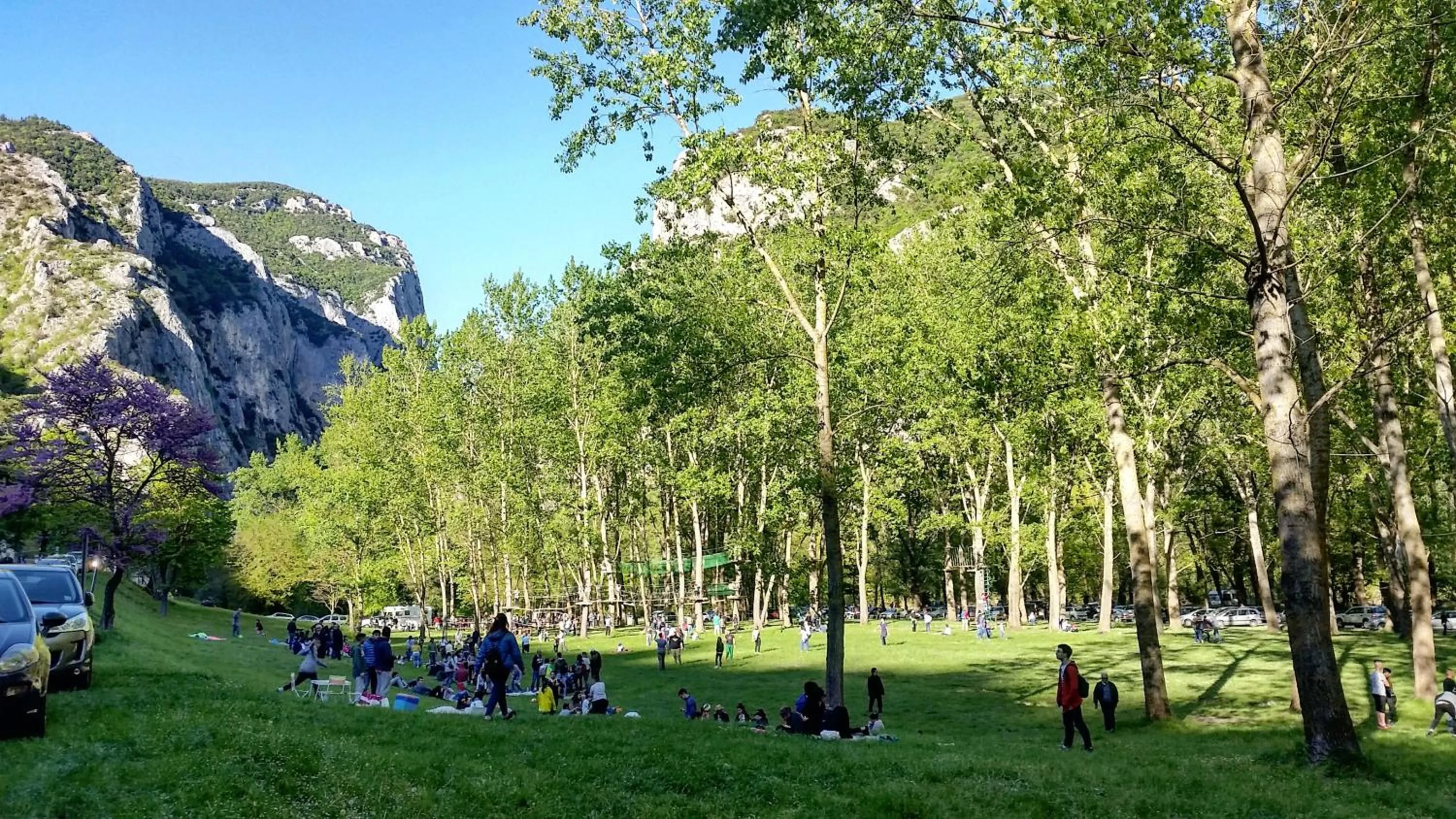Natural landscape in B&B Aquilegia