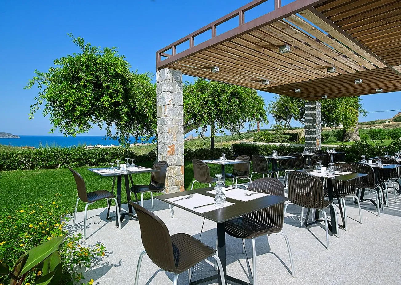 Dining area in Eleftheria Hotel