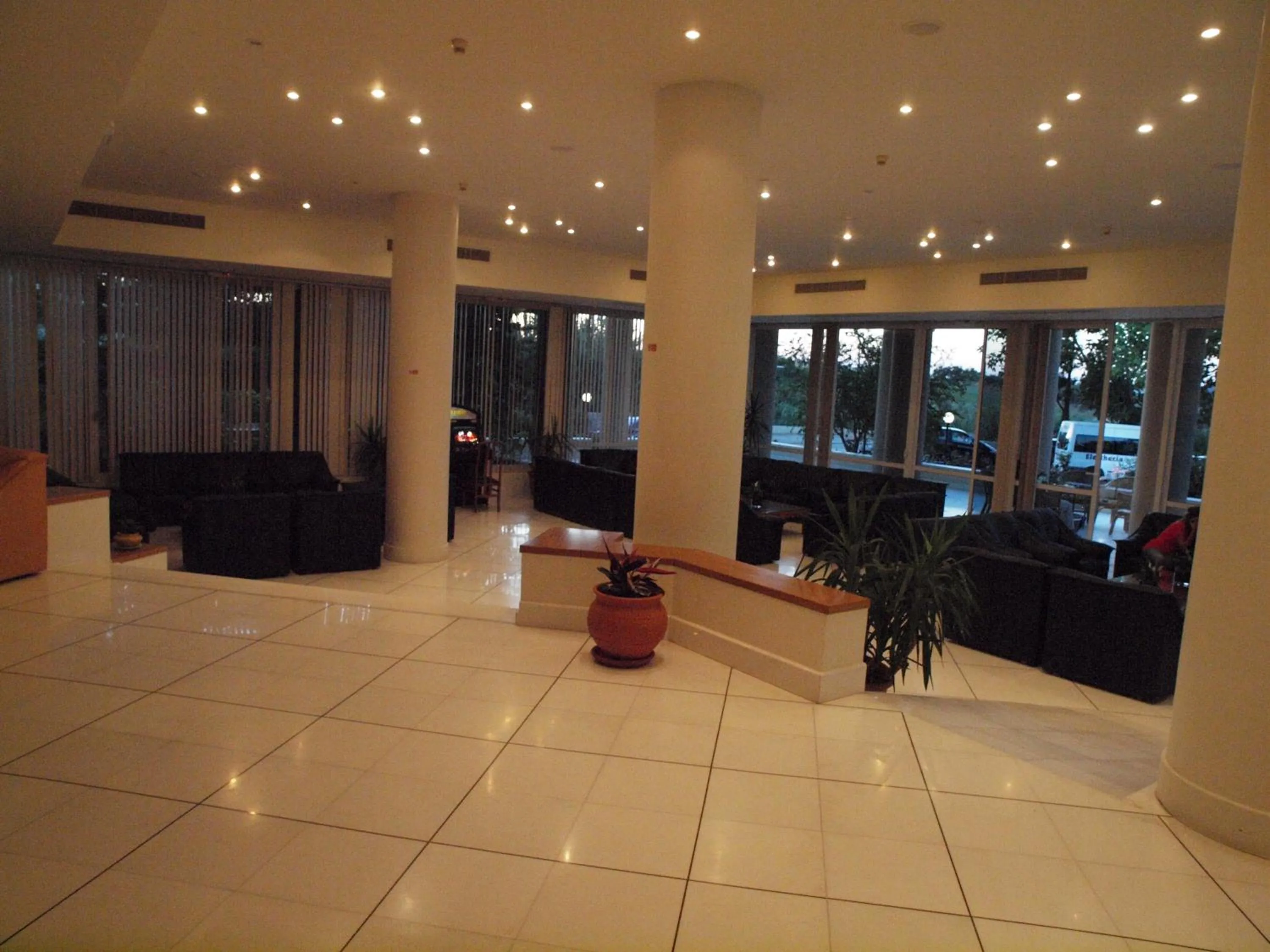 Lobby or reception in Eleftheria Hotel
