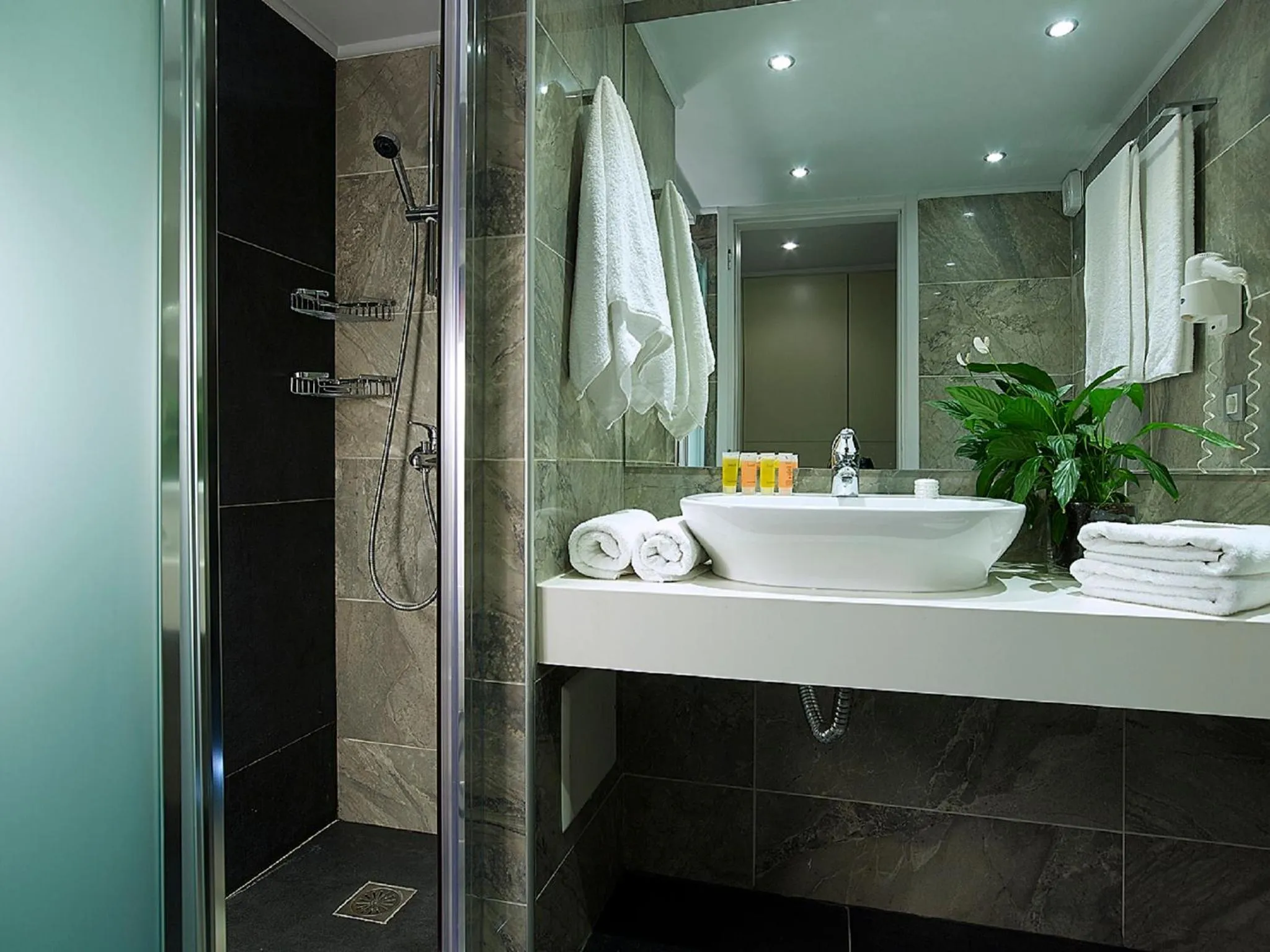 Bathroom in Eleftheria Hotel