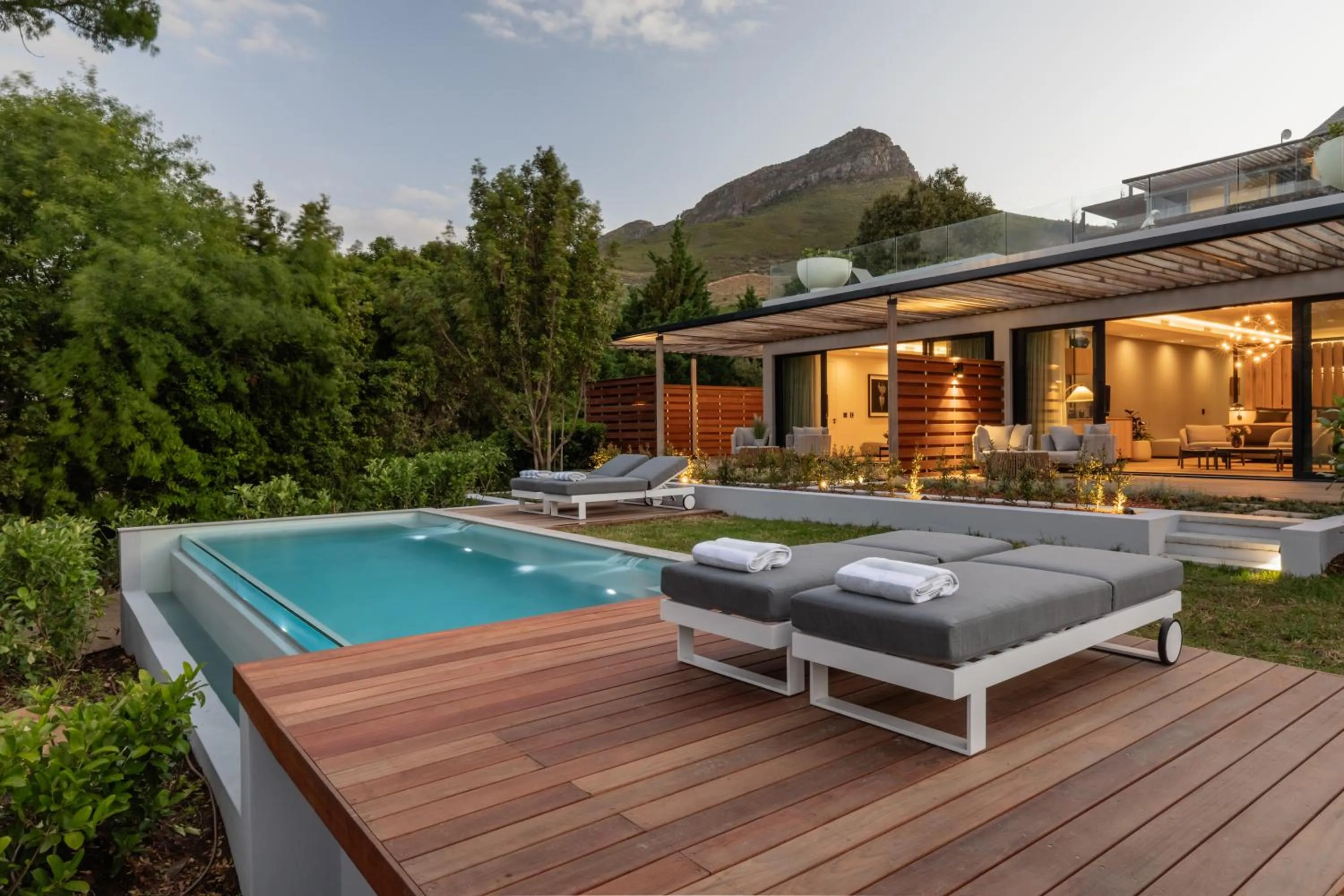 Pool view in Clouds Estate