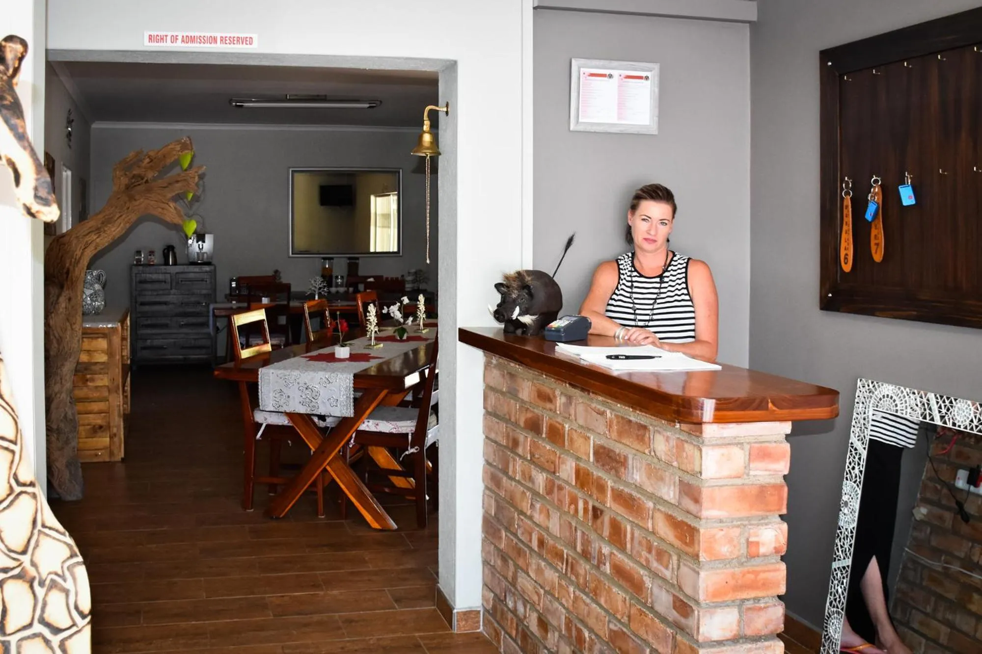 Lobby or reception in Kamaku Guesthouse cc