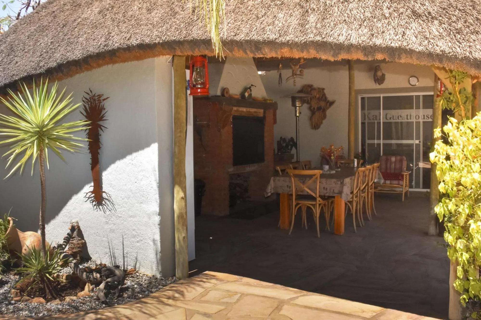 Patio in Kamaku Guesthouse cc