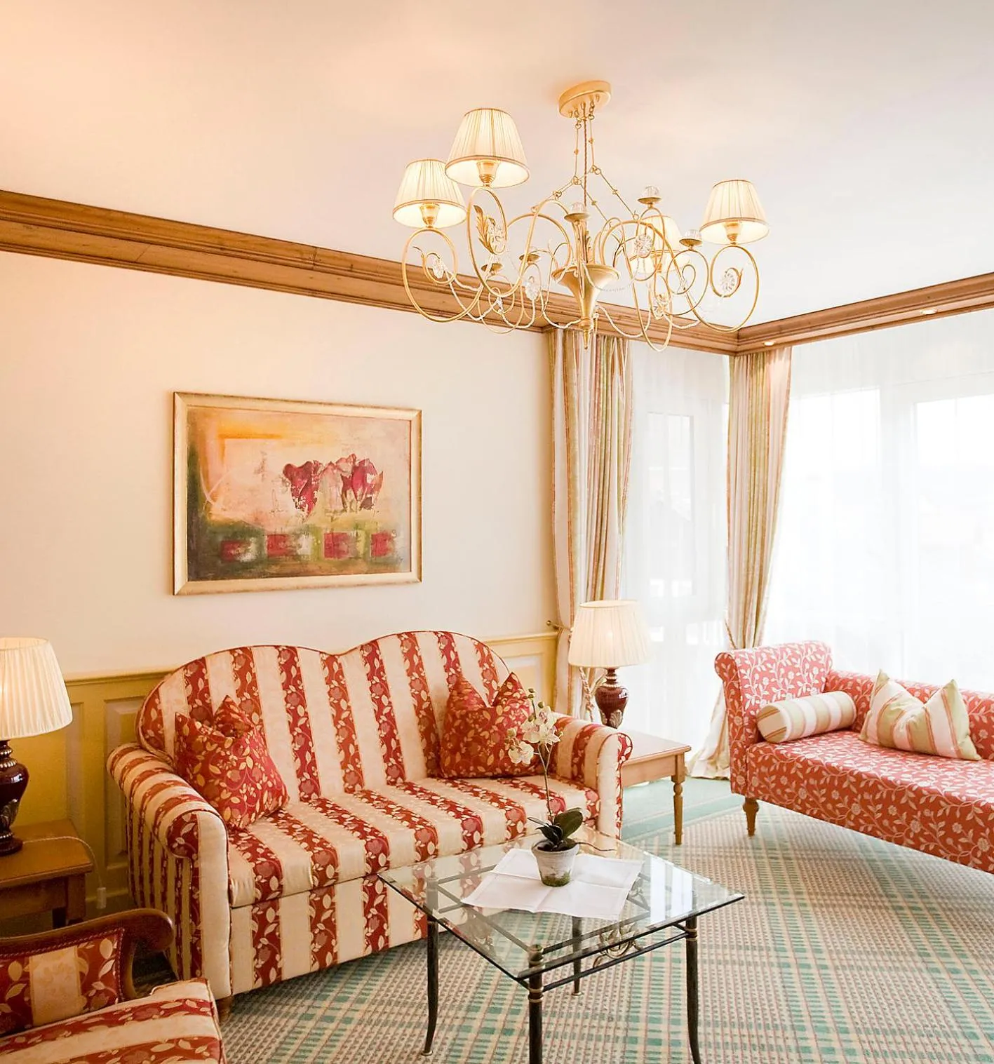 Living room in Hotel Kesslermühle