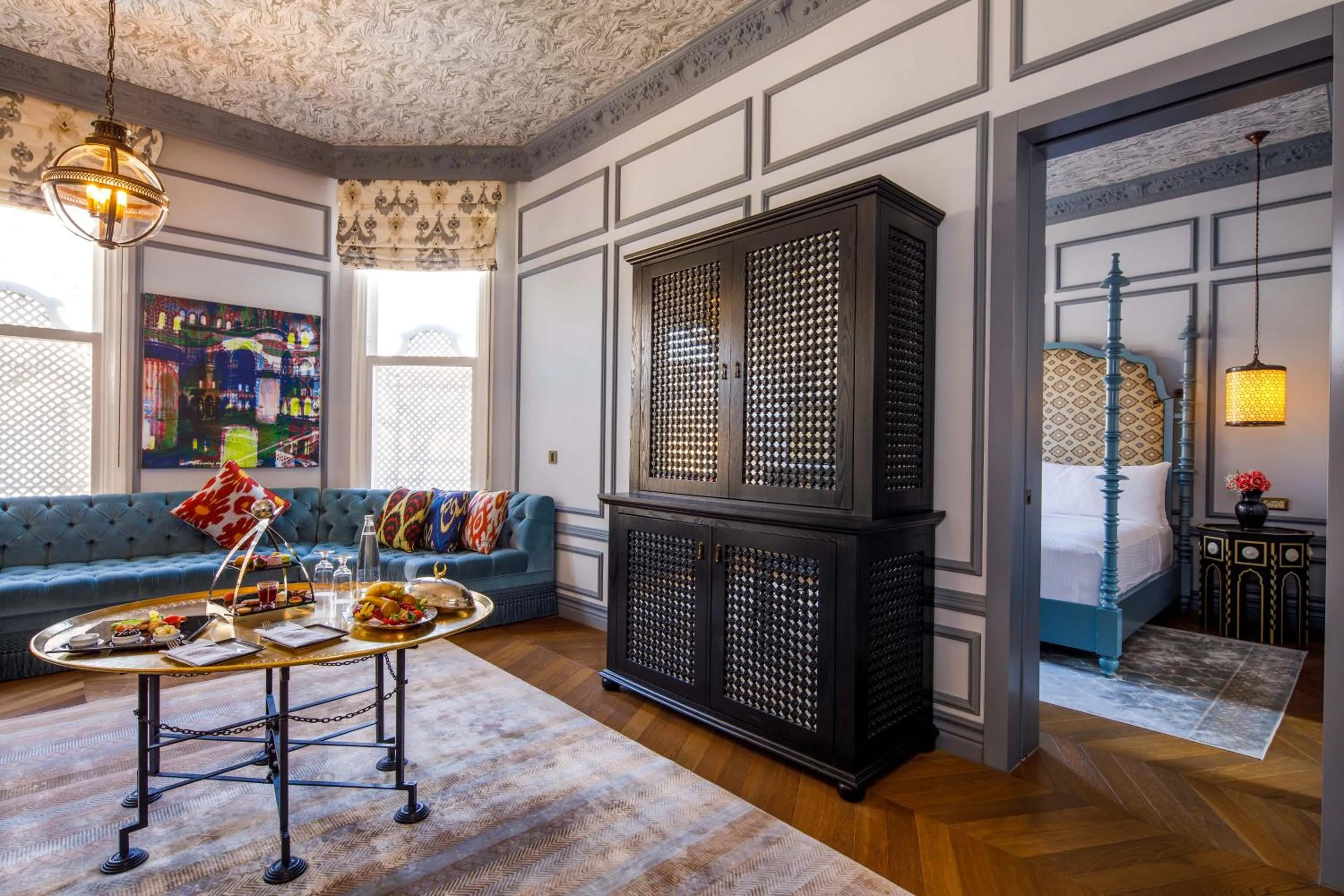 Living room in Hagia Sofia Mansions Istanbul, Curio Collection by Hilton