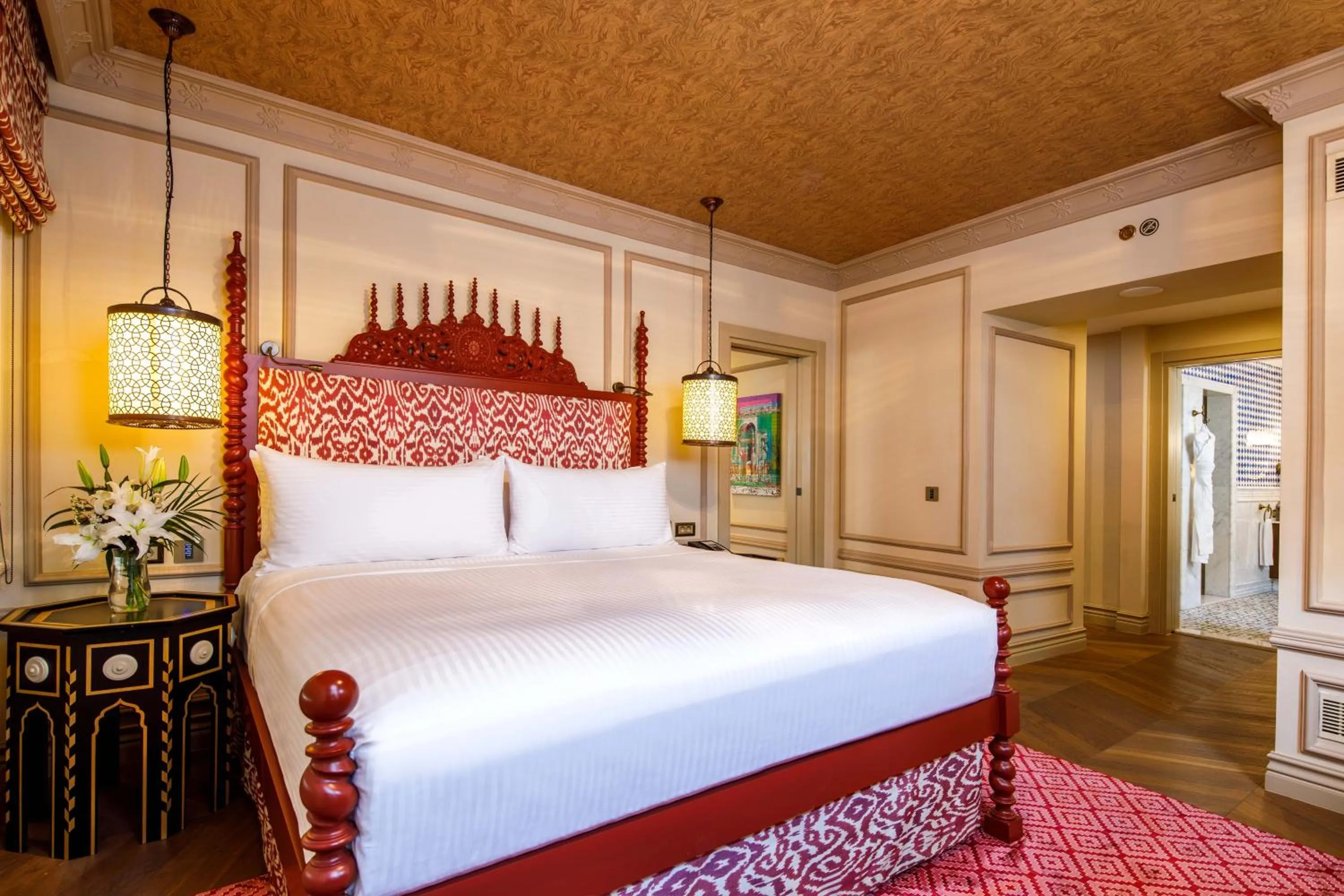 Bedroom, Bed in Hagia Sofia Mansions Istanbul, Curio Collection by Hilton