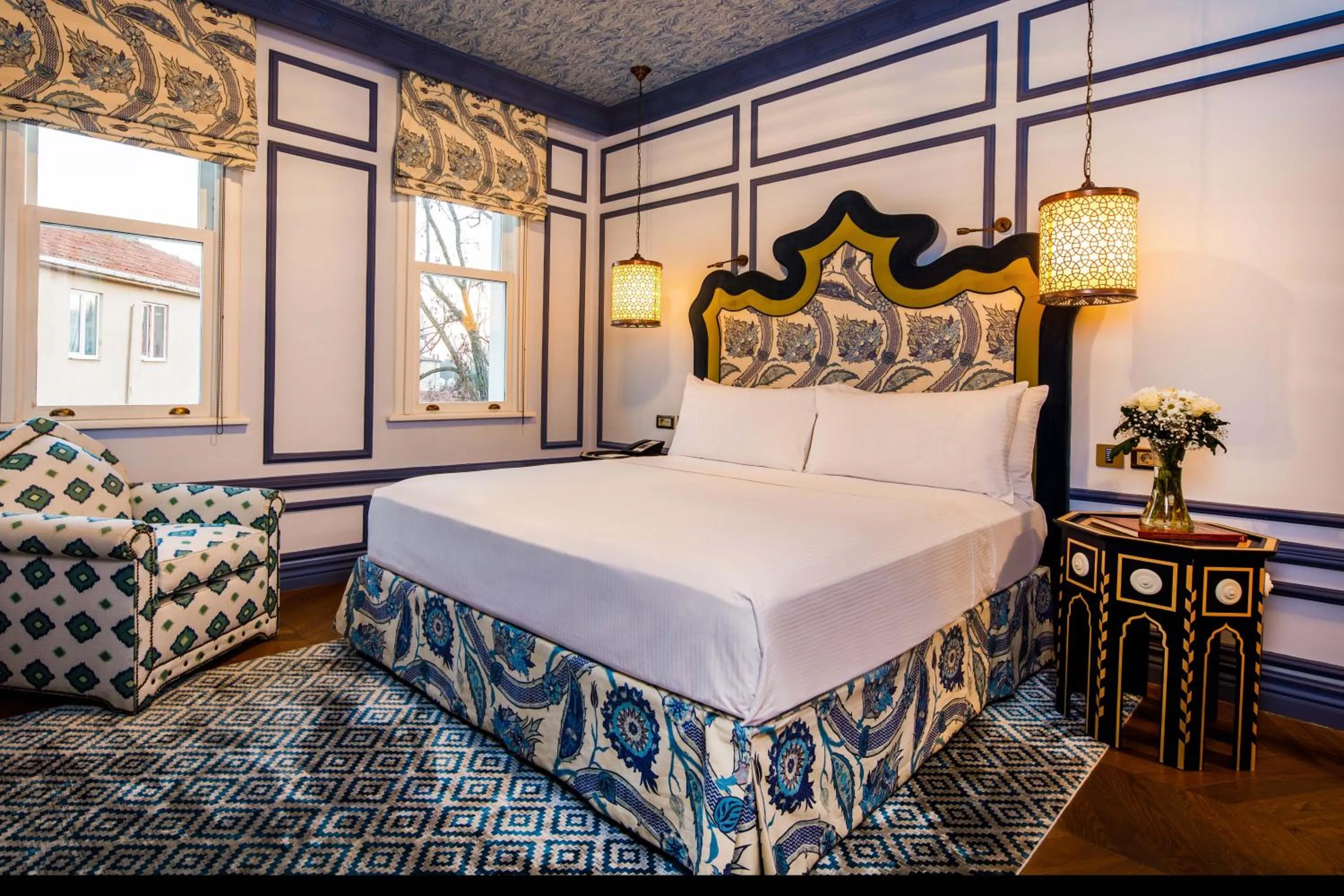 Bedroom, Bed in Hagia Sofia Mansions Istanbul, Curio Collection by Hilton