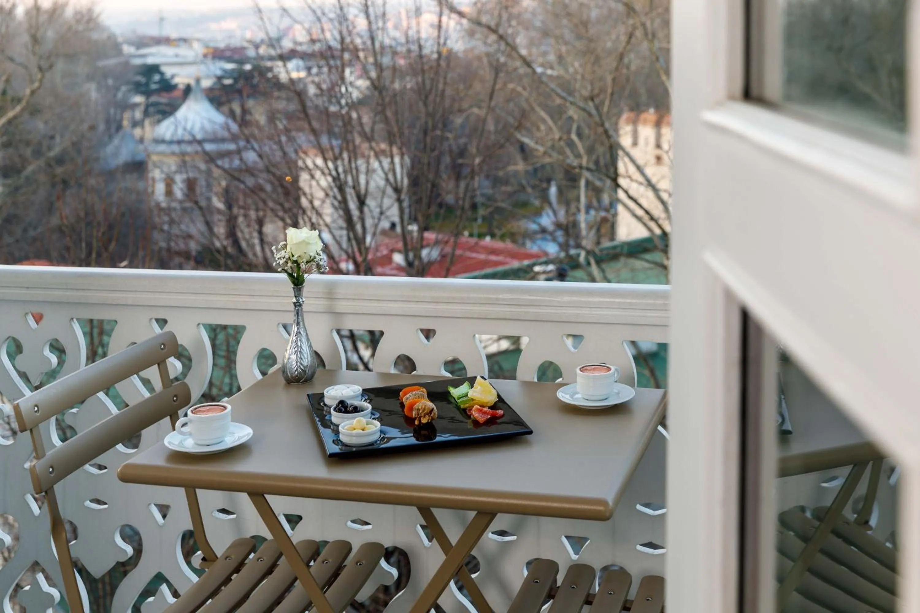 Balcony/Terrace in Hagia Sofia Mansions Istanbul, Curio Collection by Hilton