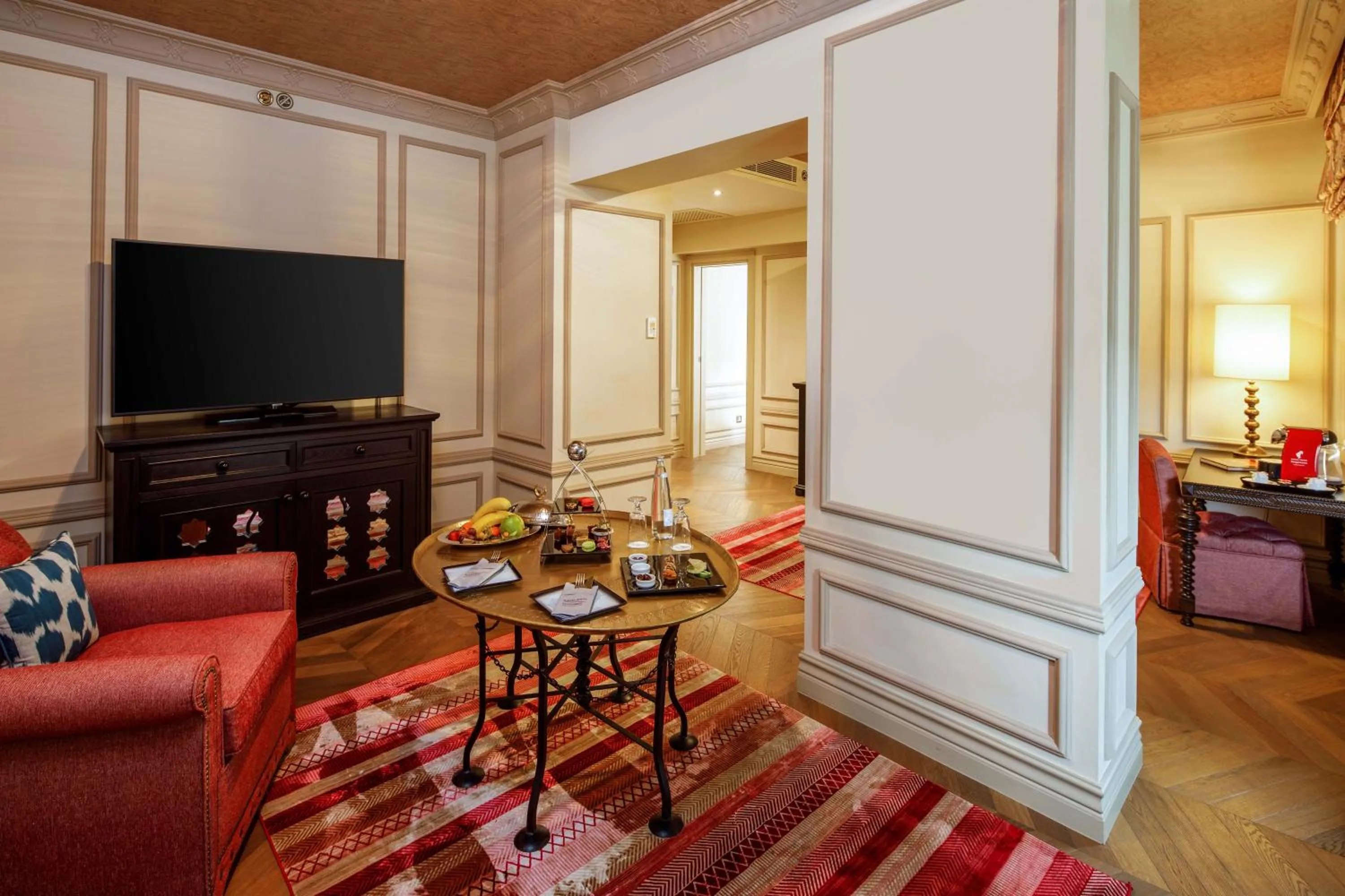 Seating area in Hagia Sofia Mansions Istanbul, Curio Collection by Hilton