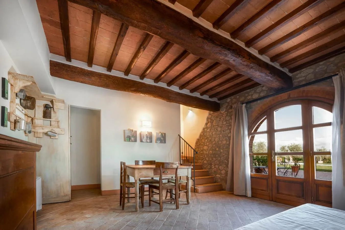 Kitchen or kitchenette in Agriturismo Podere Casato