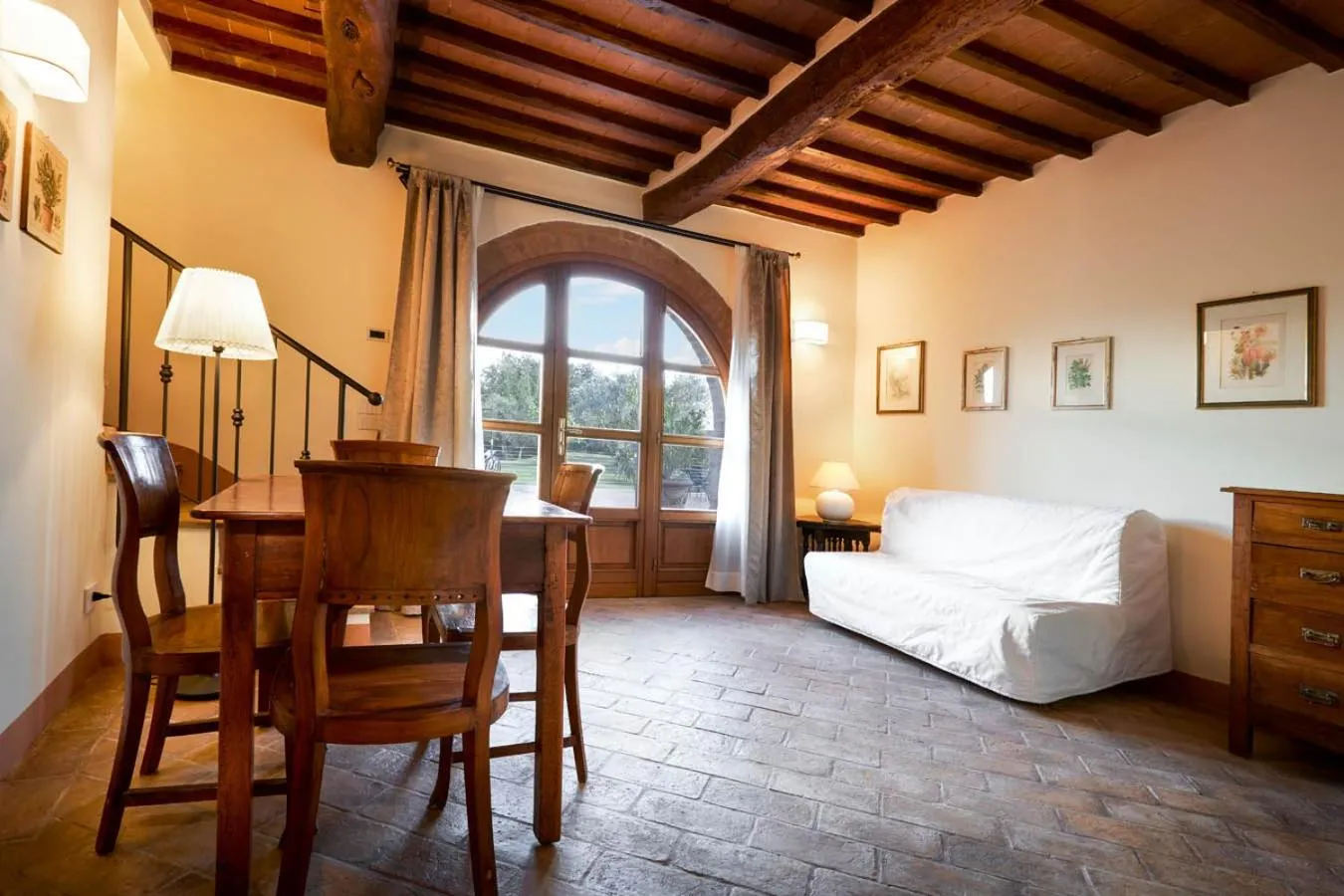 Living room, Bed in Agriturismo Podere Casato