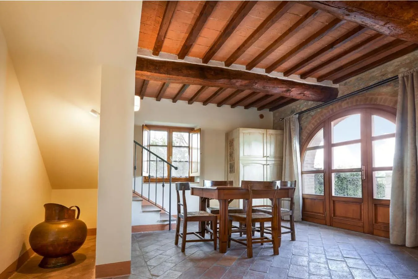 Kitchen or kitchenette in Agriturismo Podere Casato