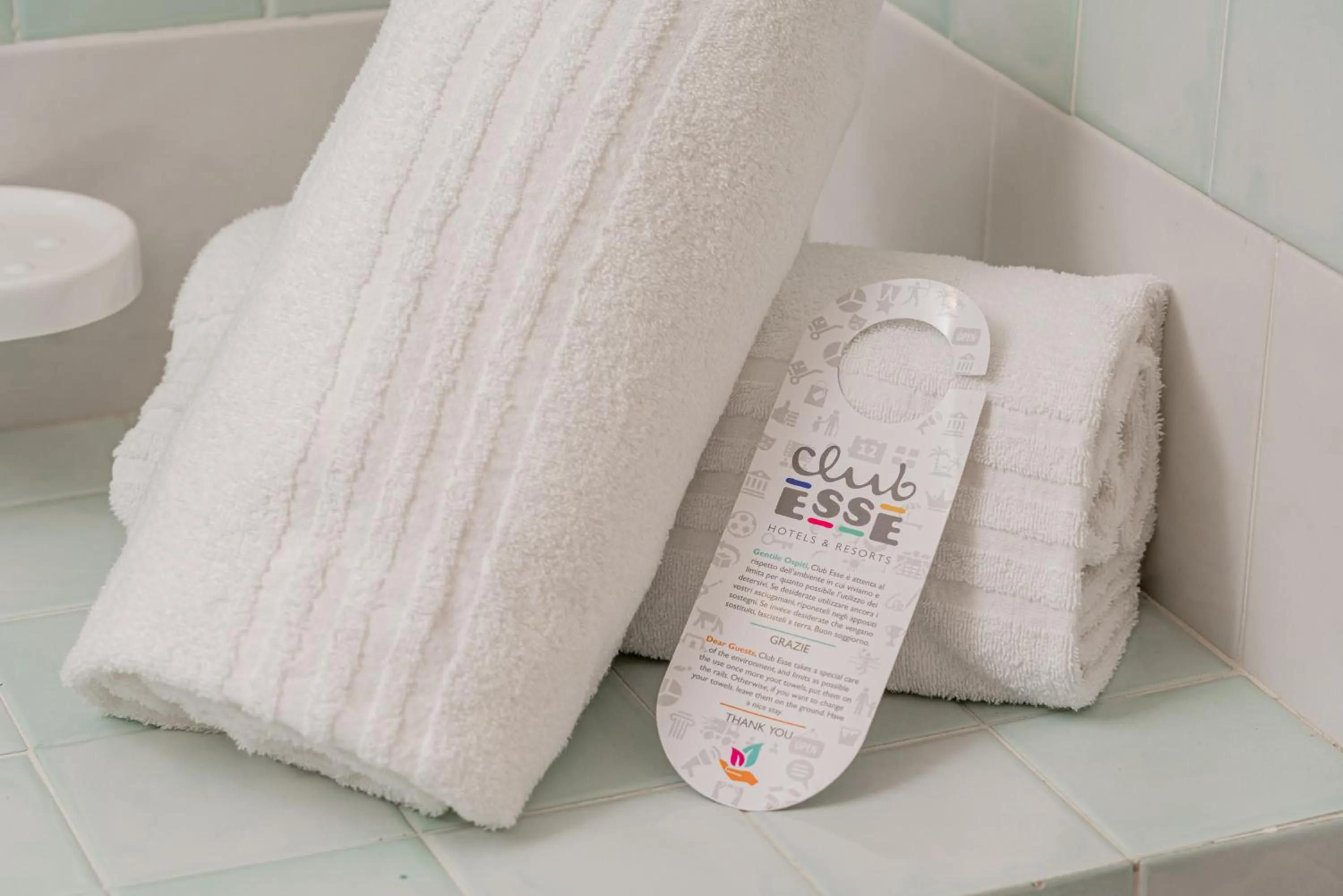 Bathroom in Club Esse Cala Bitta