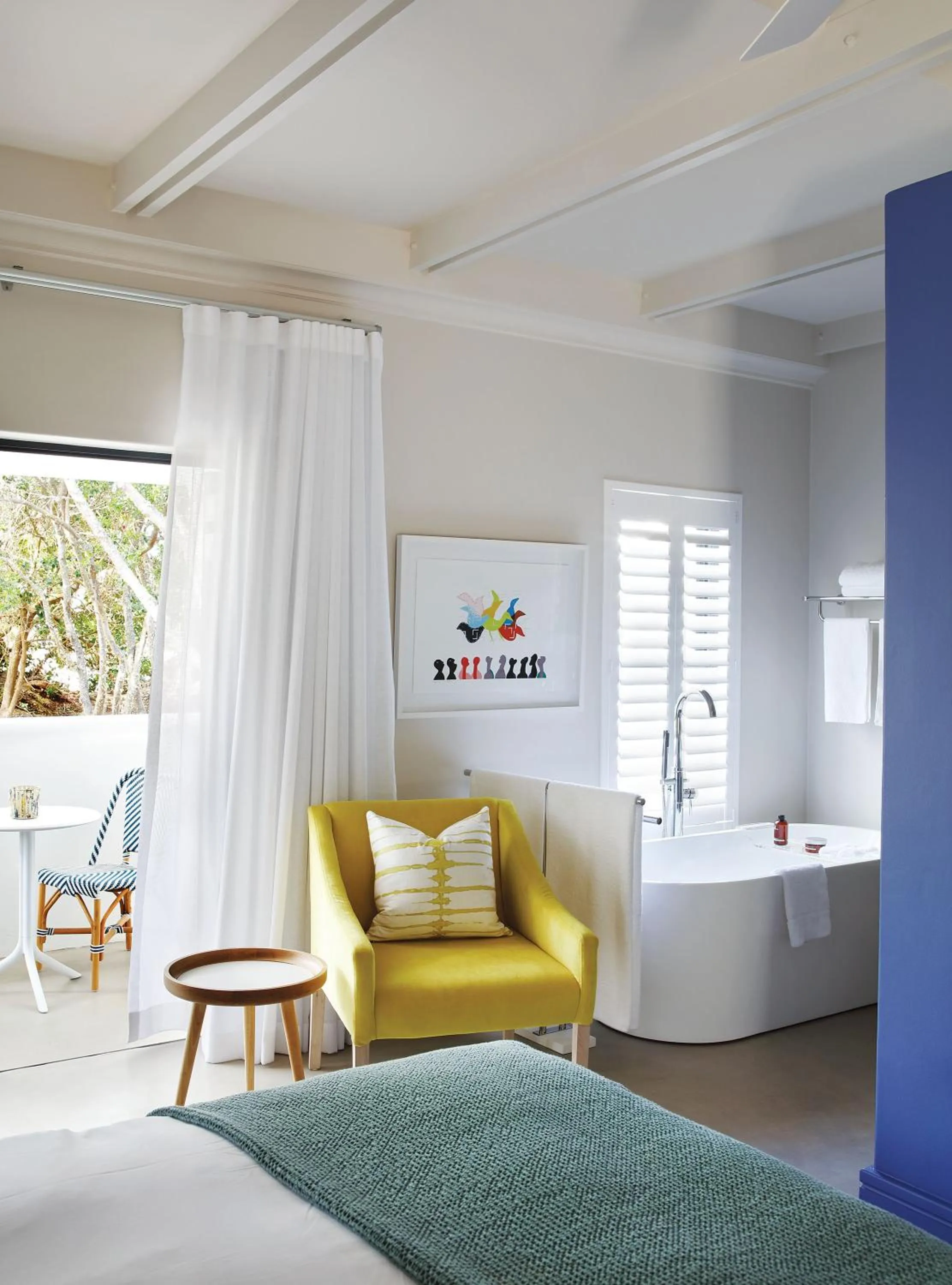 Patio, Bed in The Old Rectory