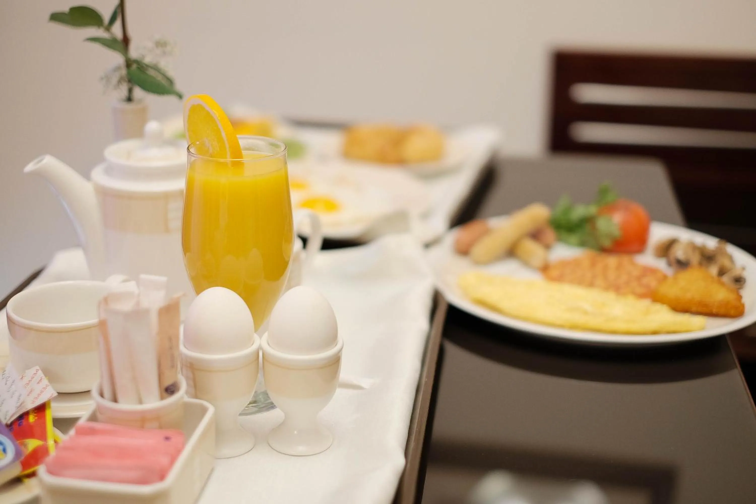 Food and drinks in Baity Hotel Apartments