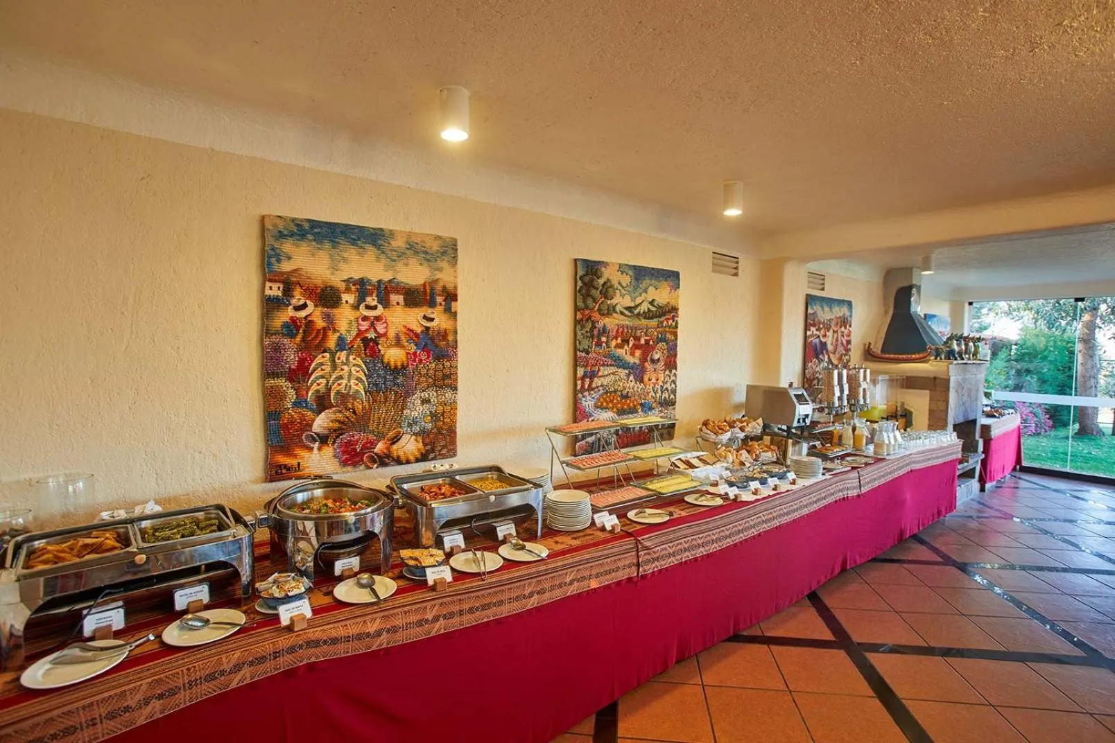 Buffet breakfast in Casa Andina Premium Puno