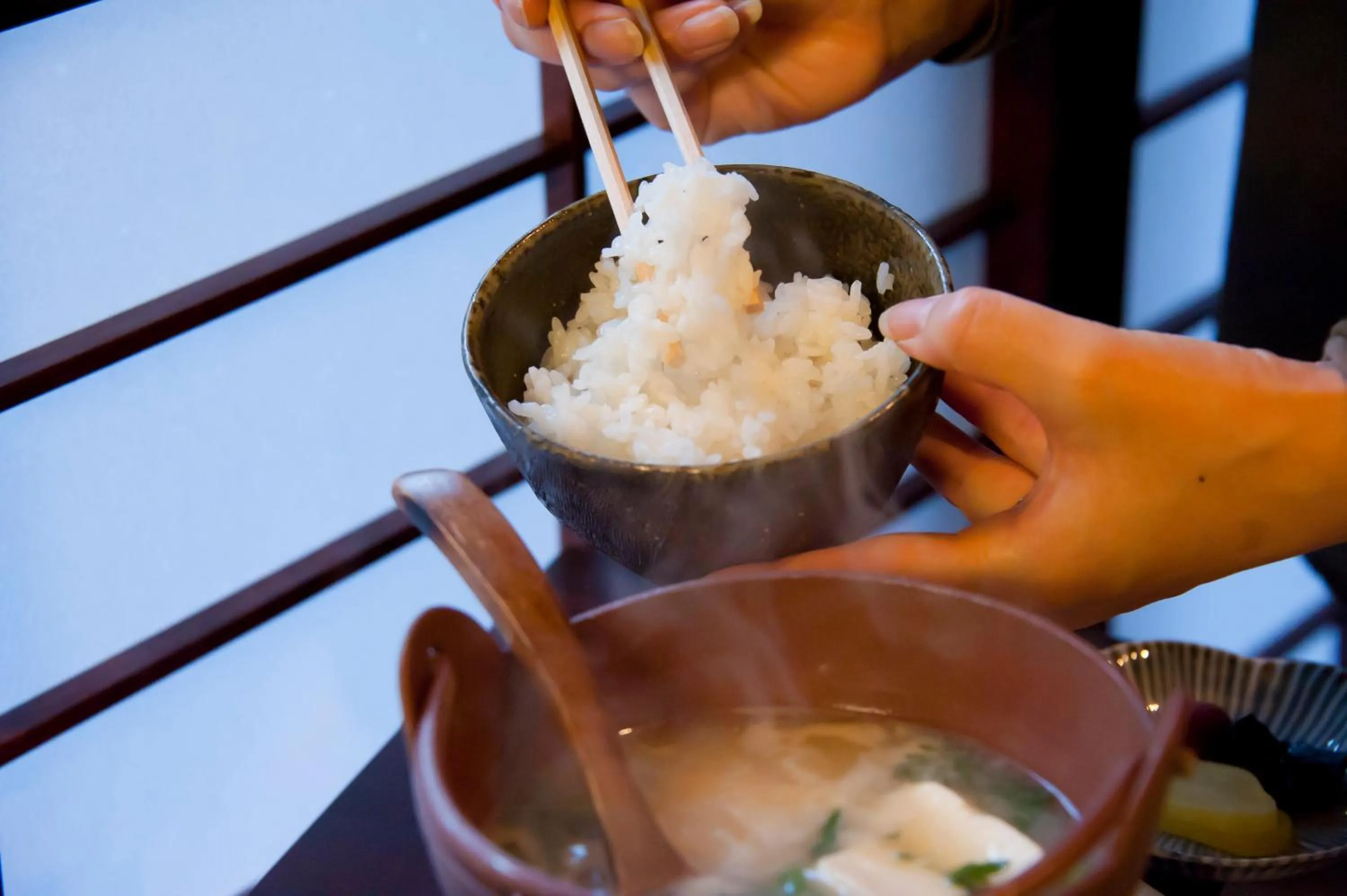 Breakfast in Tagawa Ryusenkaku