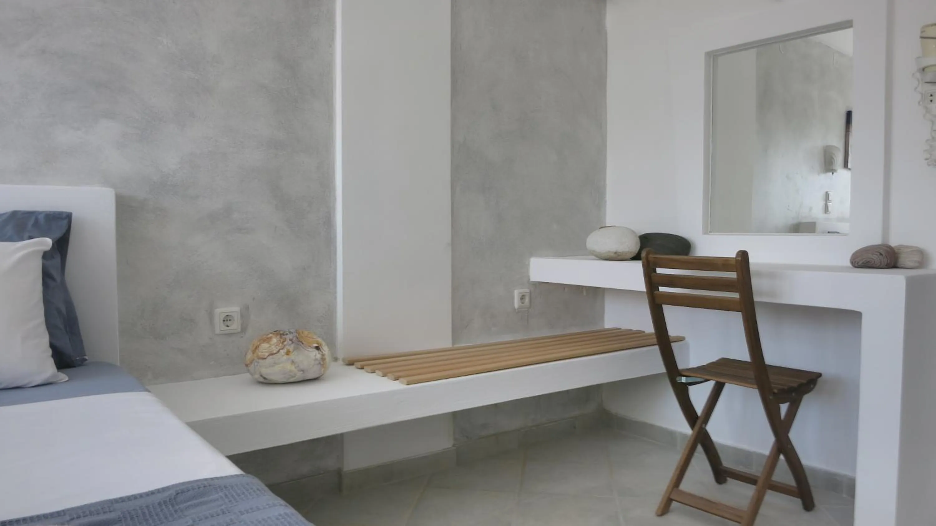 Seating area, Bed in Lagada Beach Hotel