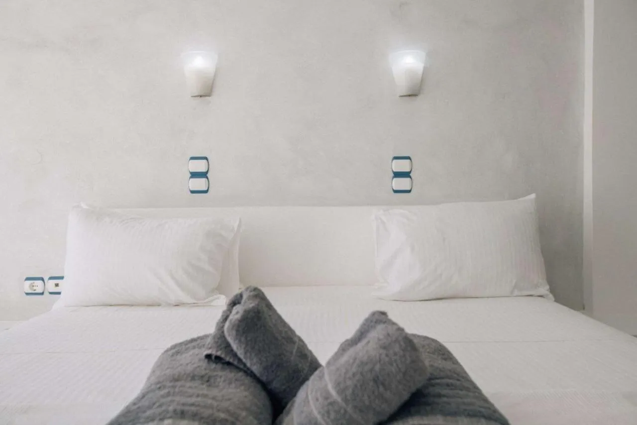 Bed in Lagada Beach Hotel