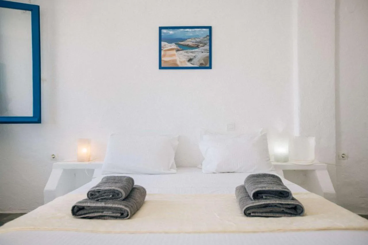 Bed in Lagada Beach Hotel