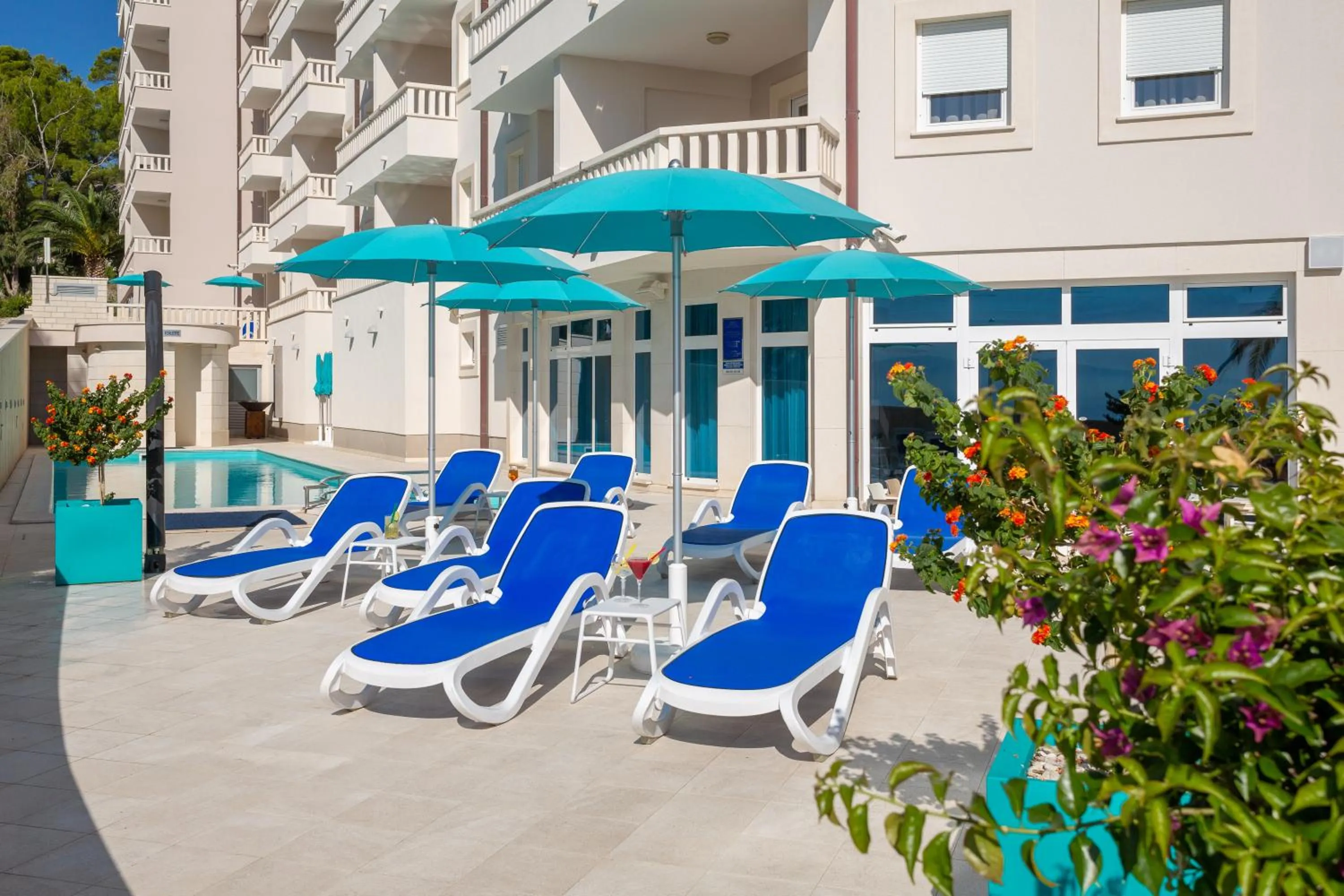 Patio in Hotel Tamaris