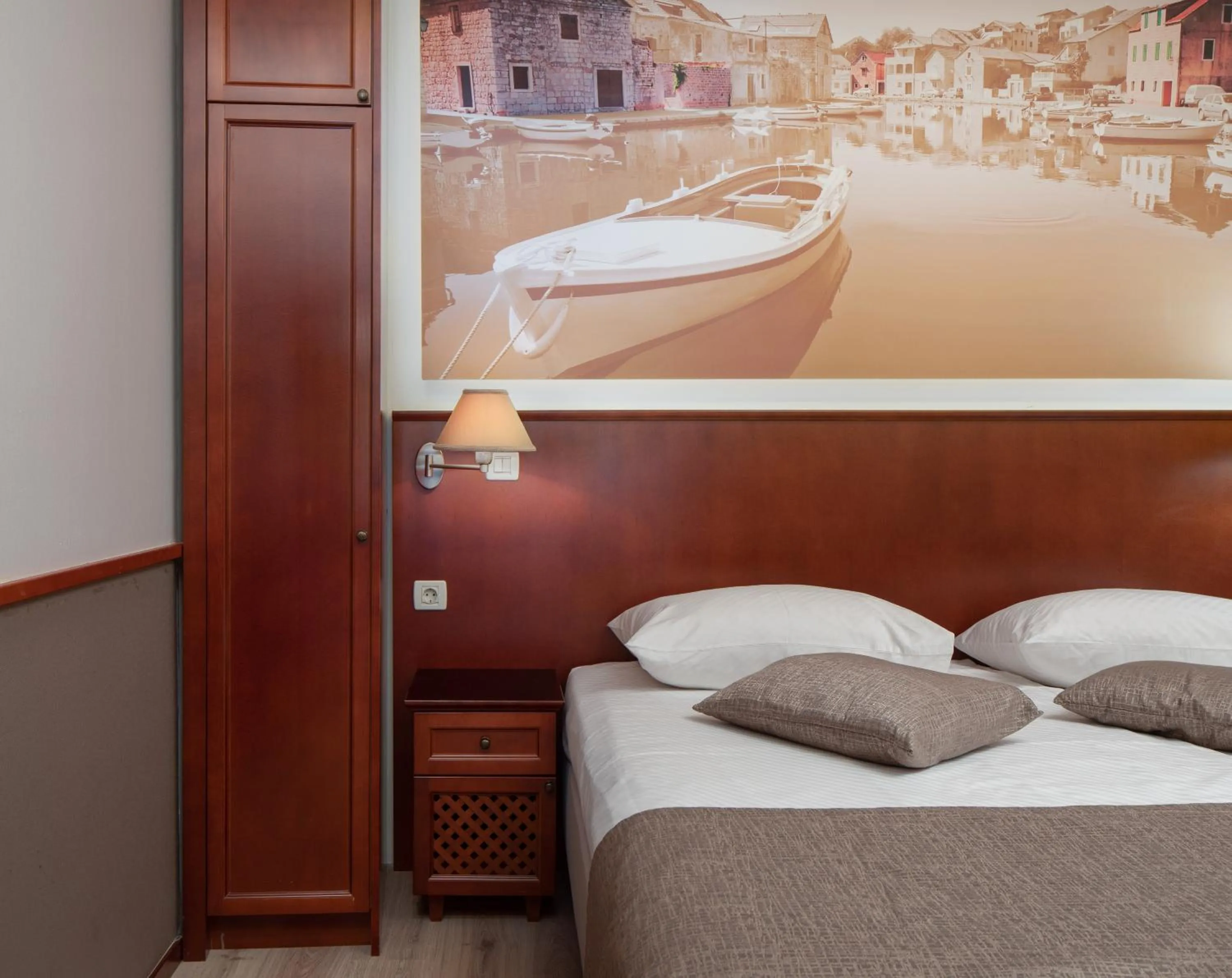 Bed in Hotel Tamaris