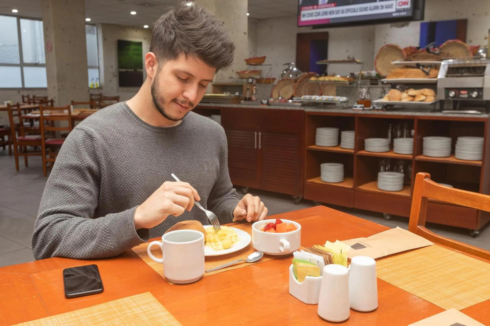 Buffet breakfast in Casa Andina Standard Arequipa