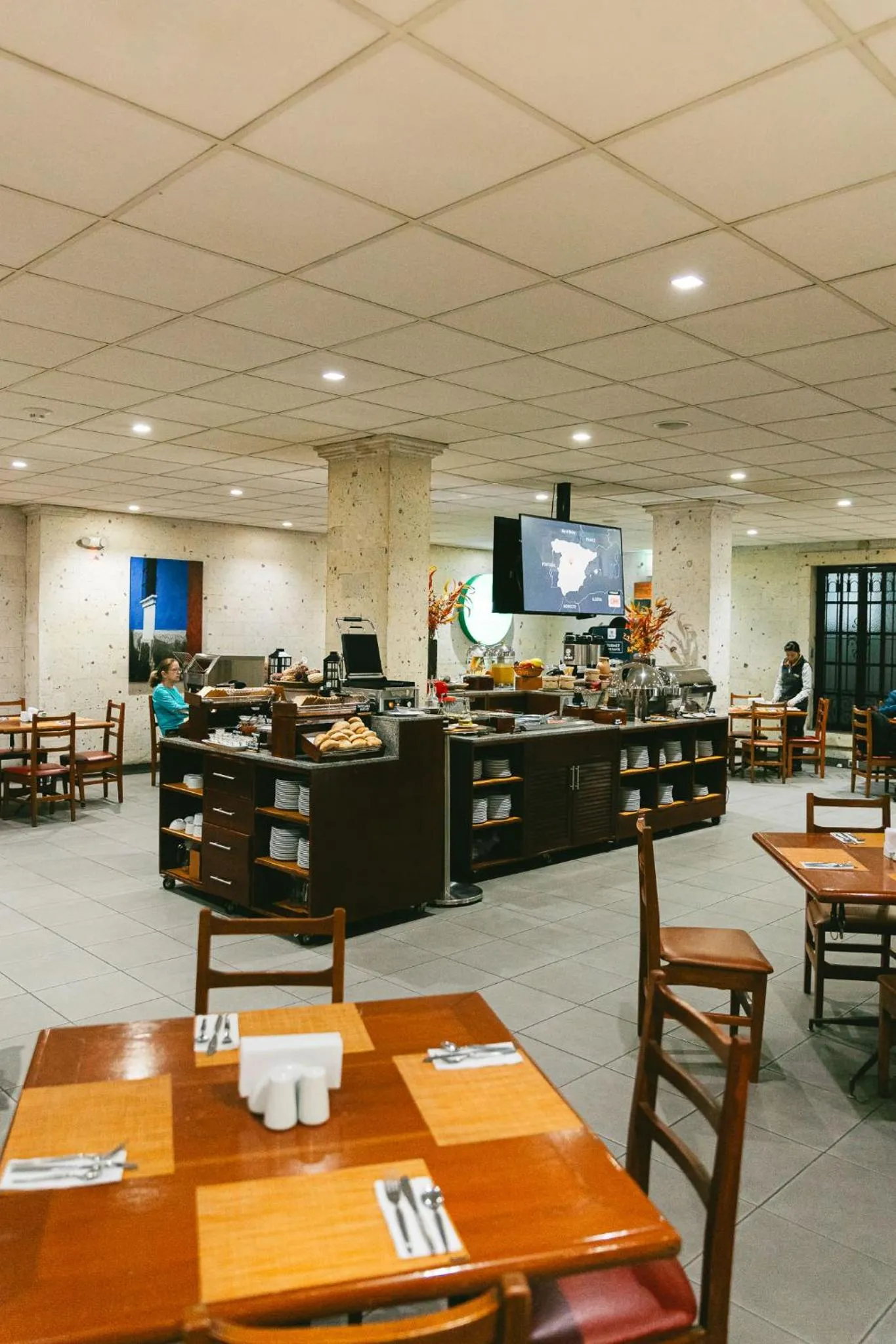 Buffet breakfast in Casa Andina Standard Arequipa