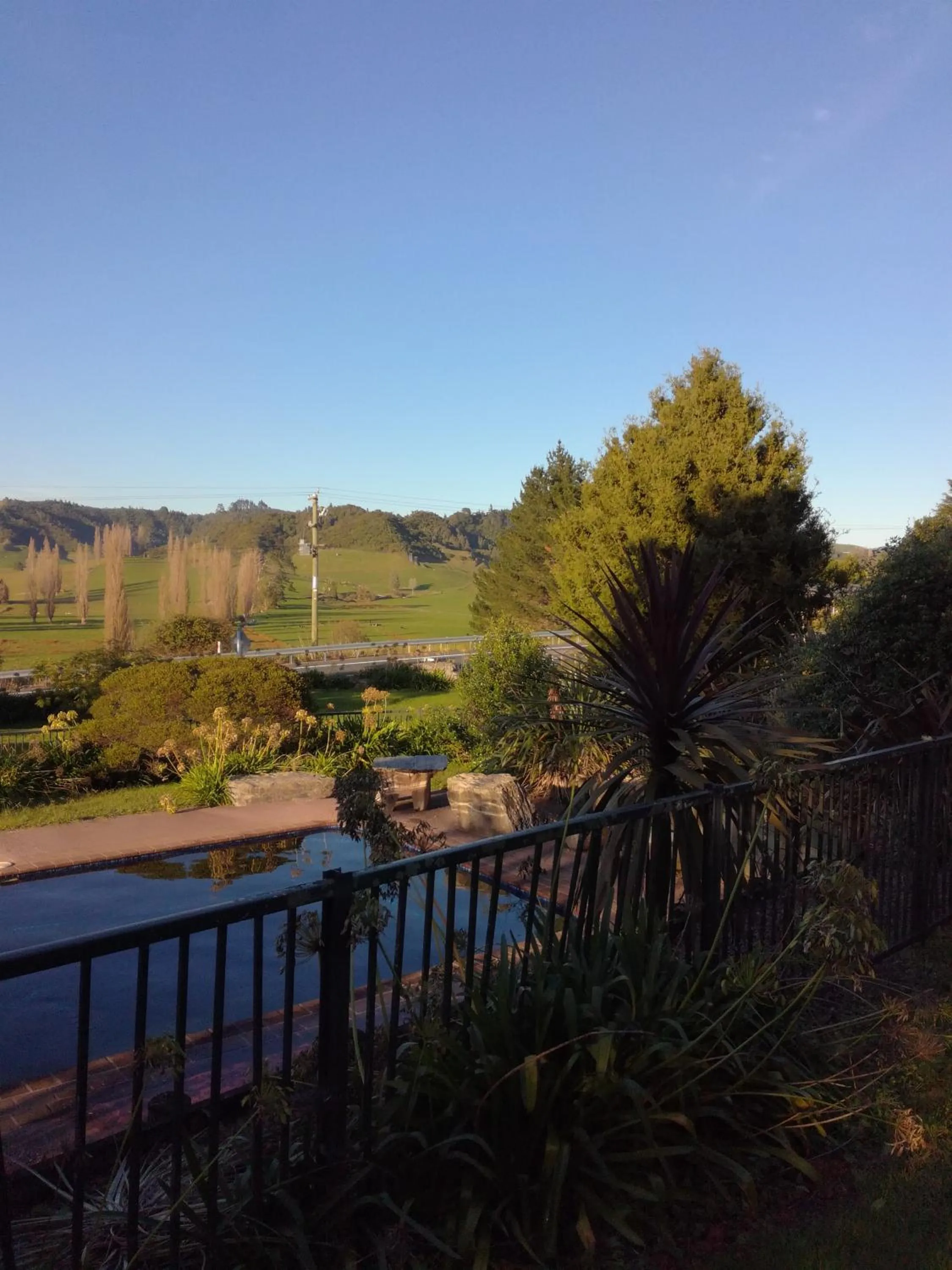 Swimming pool in JunoHall Backpackers