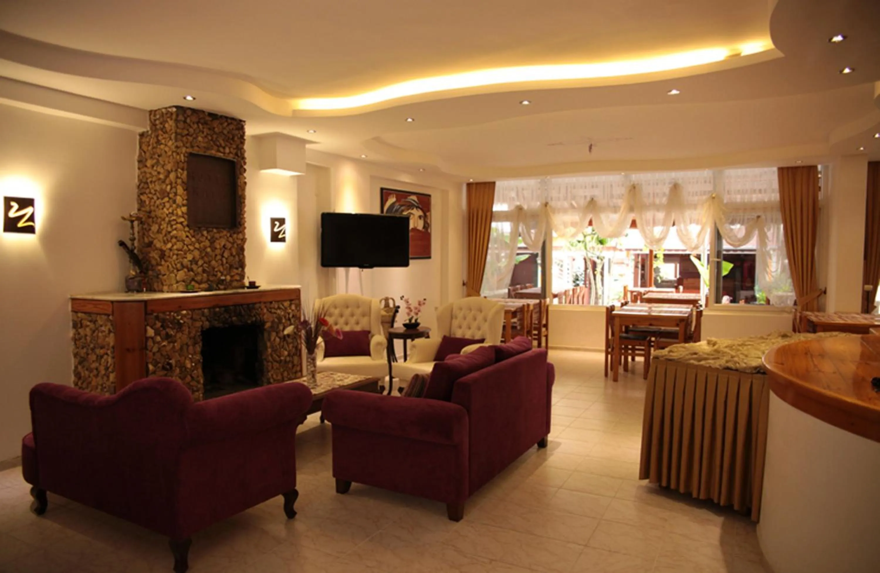 Lobby or reception in Rain Hotel