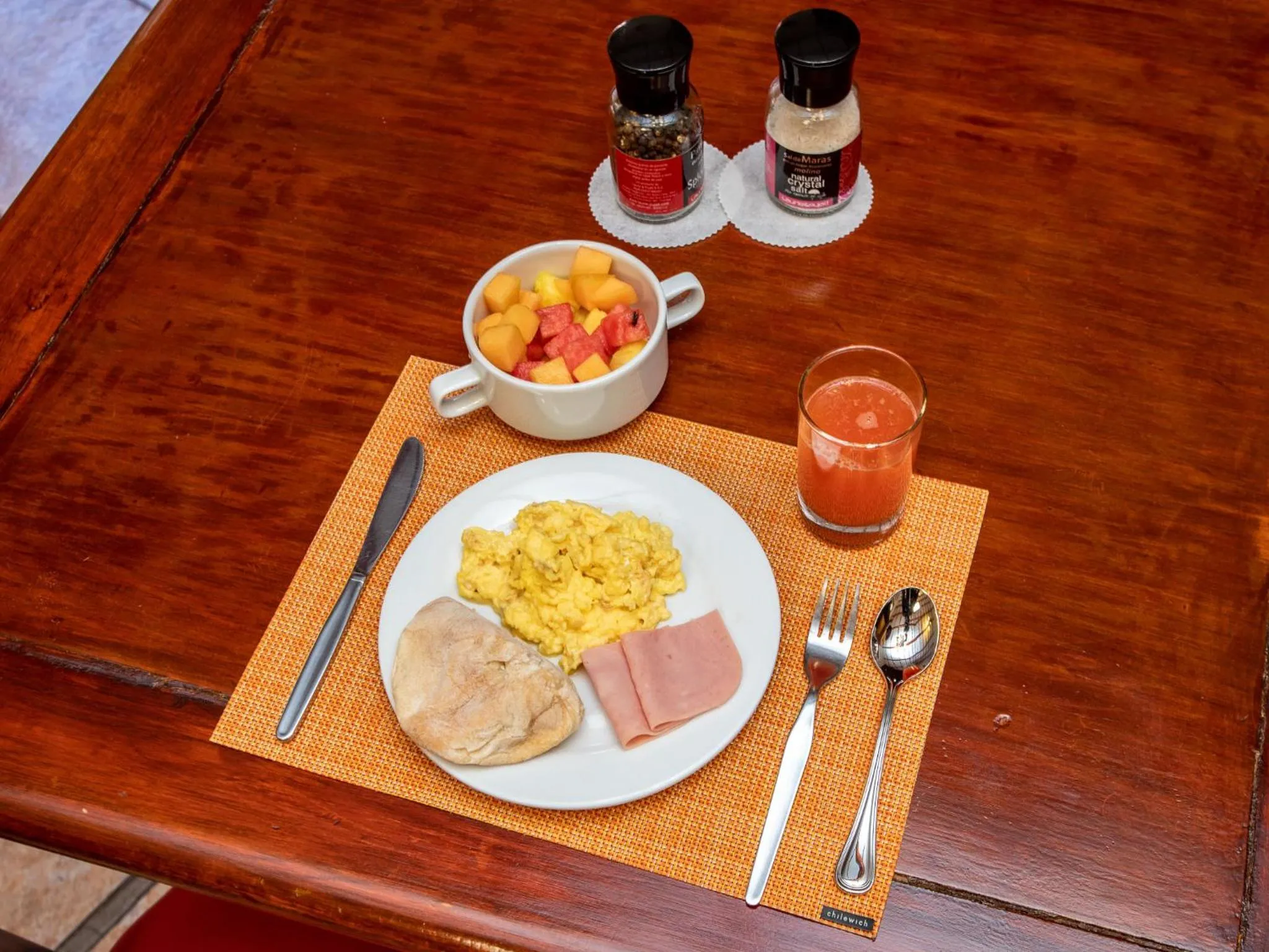 Buffet breakfast in Casa Andina Standard Colca