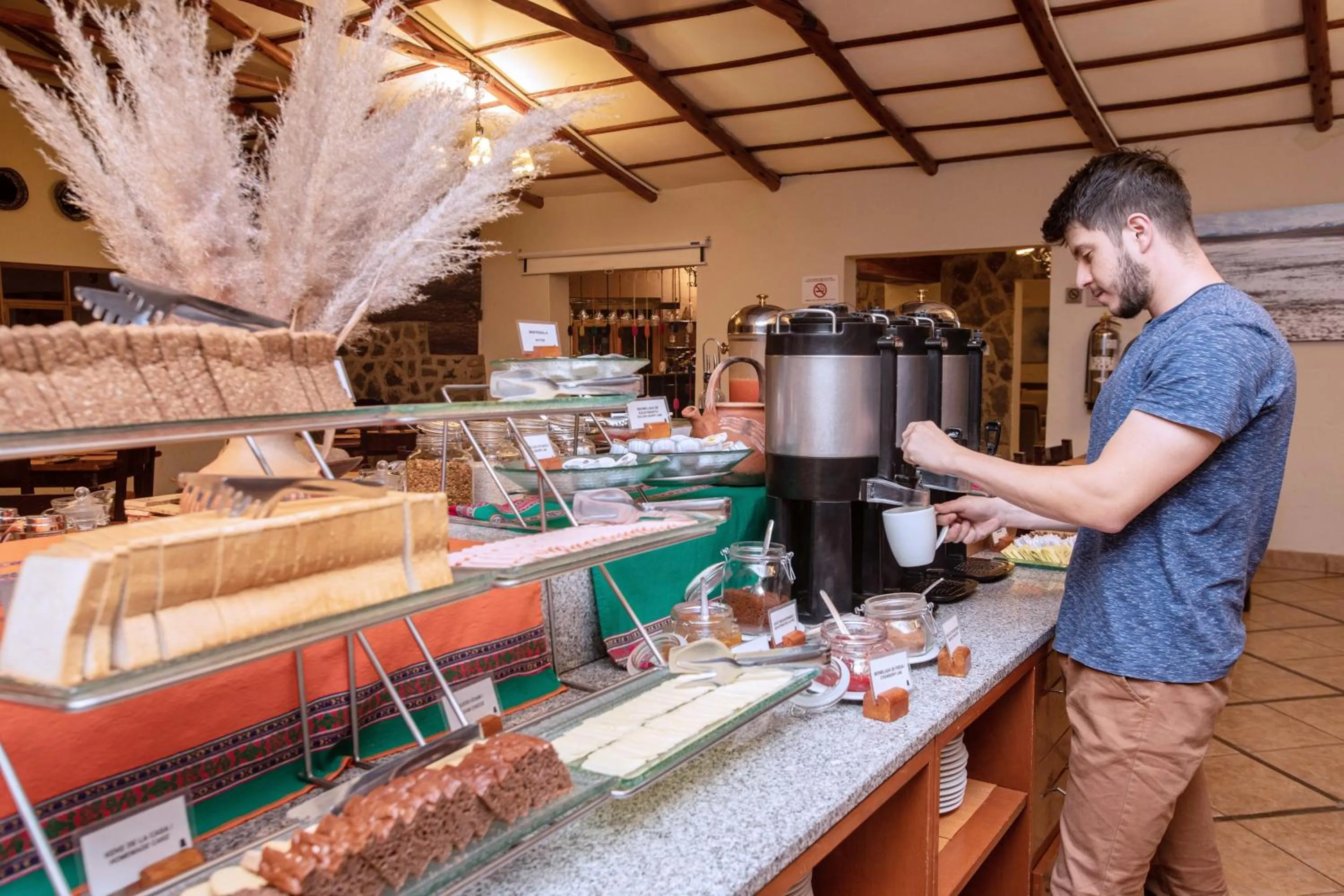 Buffet breakfast in Casa Andina Standard Colca