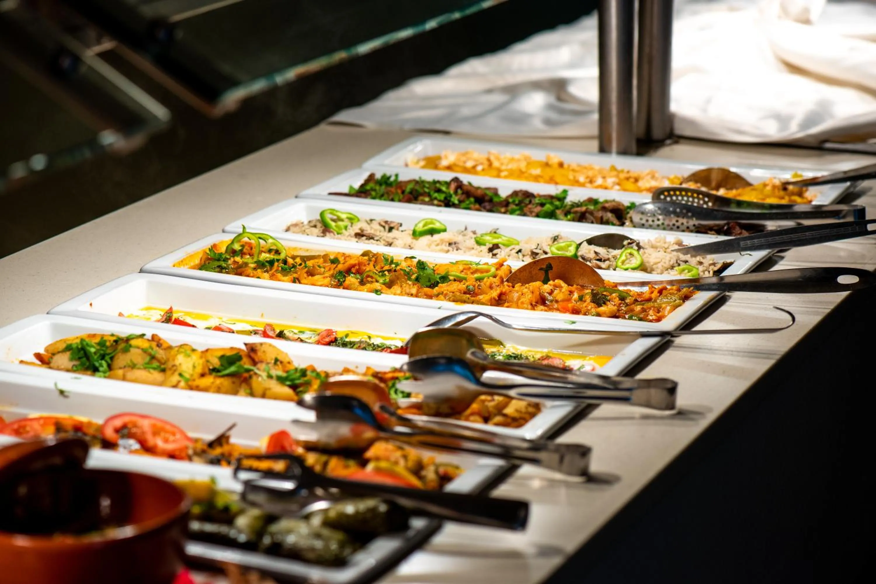 Food in Palm Beach Hotel - All Inclusive with Free beach package & Private Beach